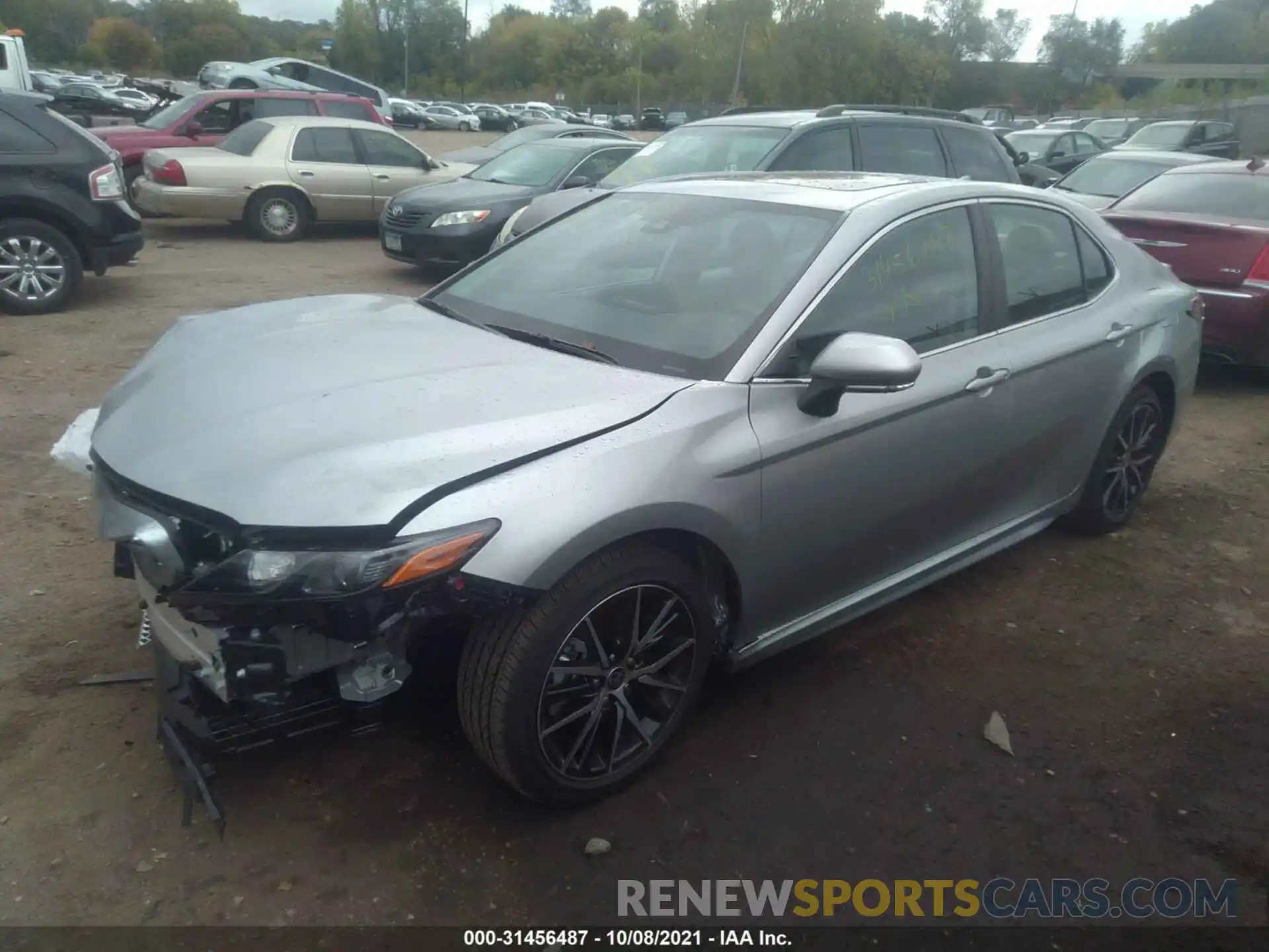 2 Photograph of a damaged car 4T1T11AK1MU496209 TOYOTA CAMRY 2021