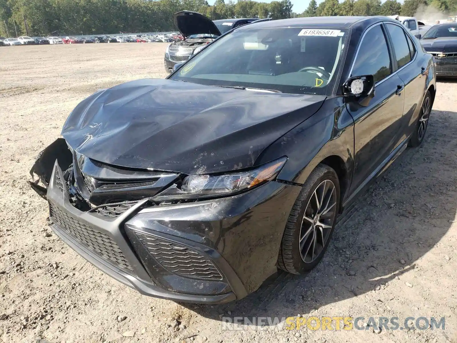 2 Photograph of a damaged car 4T1T11AK2MU429196 TOYOTA CAMRY 2021