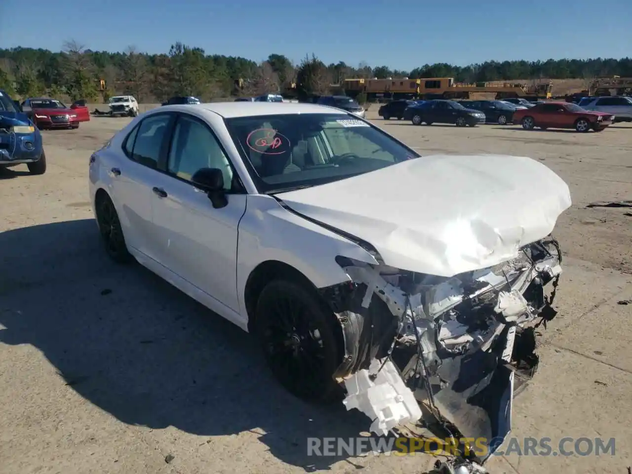 1 Photograph of a damaged car 4T1T11AK2MU482948 TOYOTA CAMRY 2021