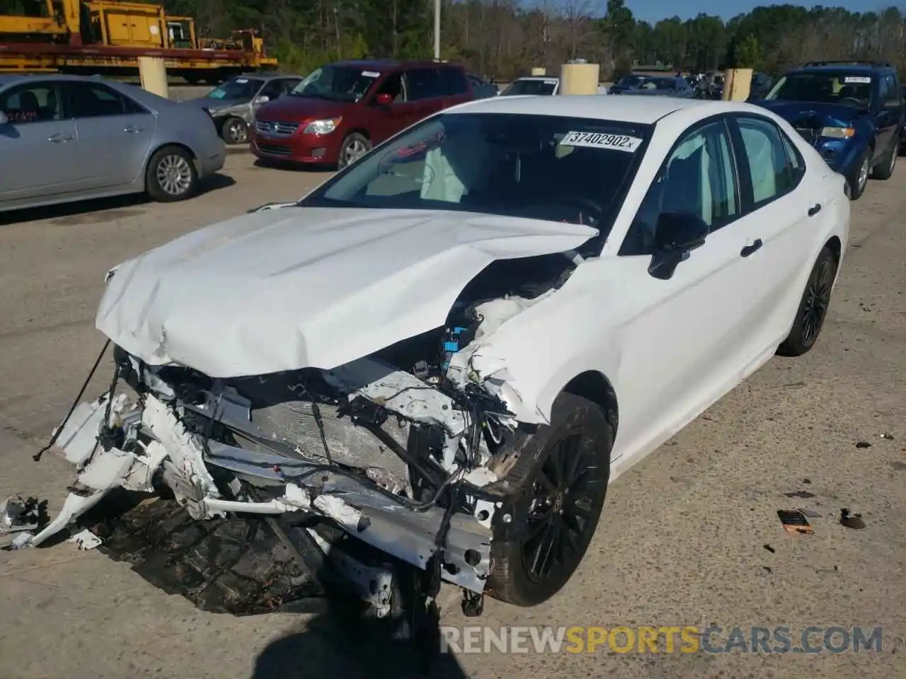 2 Photograph of a damaged car 4T1T11AK2MU482948 TOYOTA CAMRY 2021