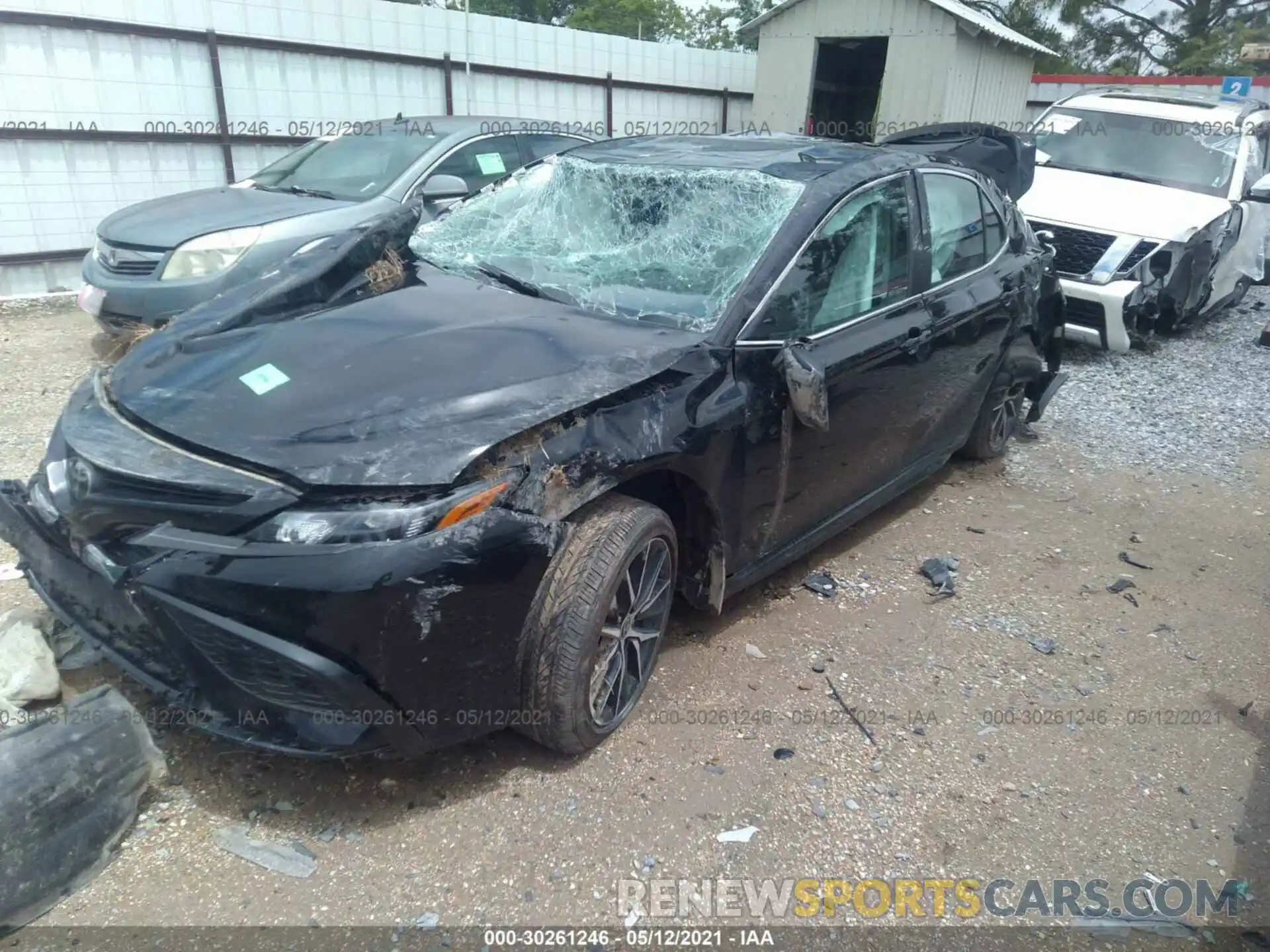 2 Photograph of a damaged car 4T1T11AK2MU545871 TOYOTA CAMRY 2021