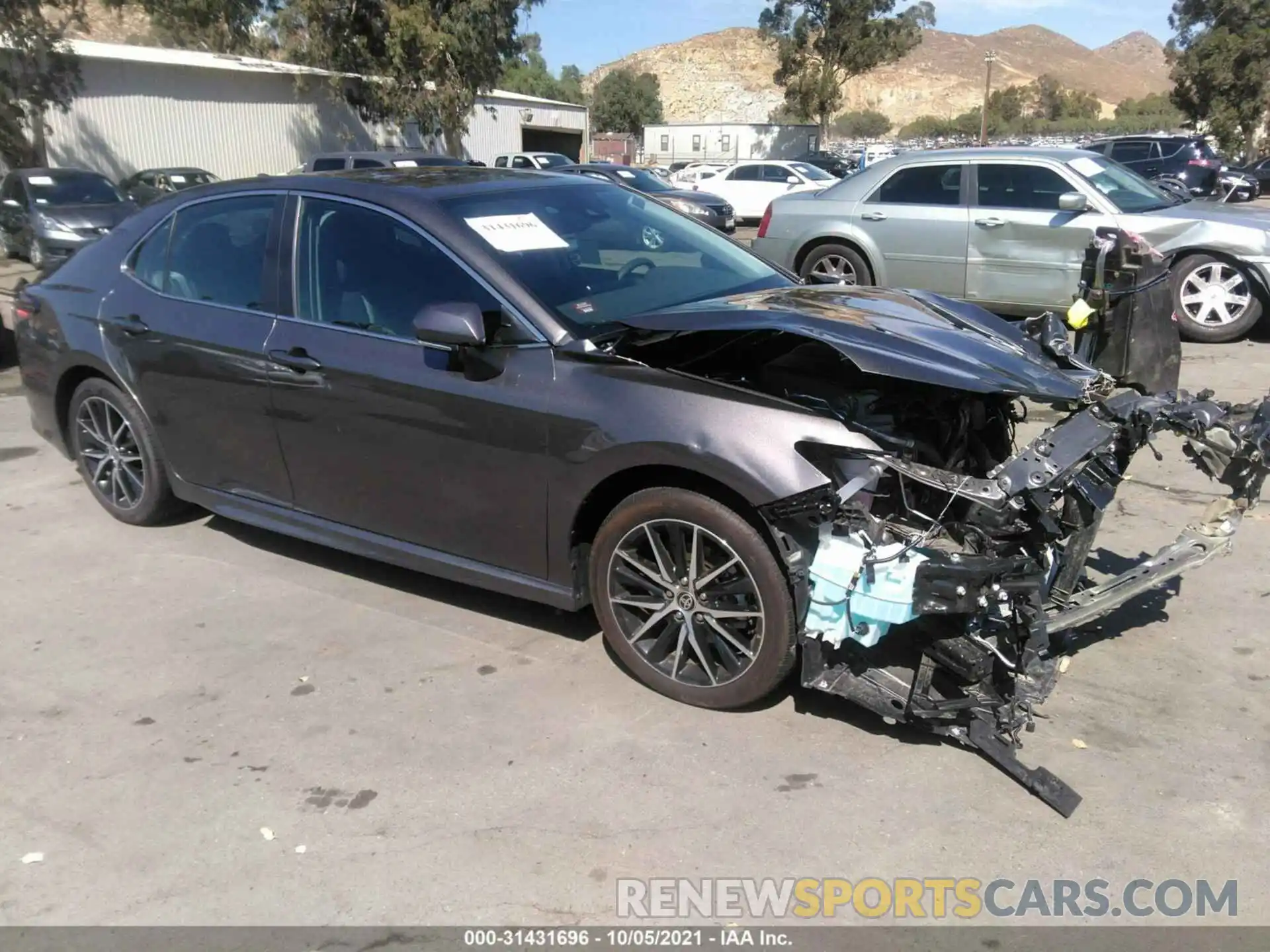 1 Photograph of a damaged car 4T1T11AK2MU551122 TOYOTA CAMRY 2021