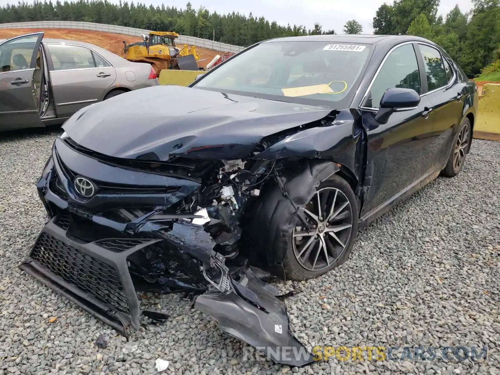 2 Photograph of a damaged car 4T1T11AK2MU592267 TOYOTA CAMRY 2021