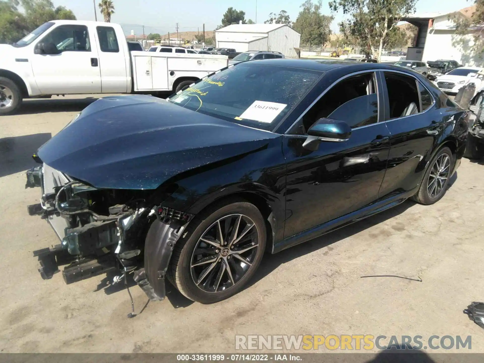 2 Photograph of a damaged car 4T1T11AK2MU602005 TOYOTA CAMRY 2021