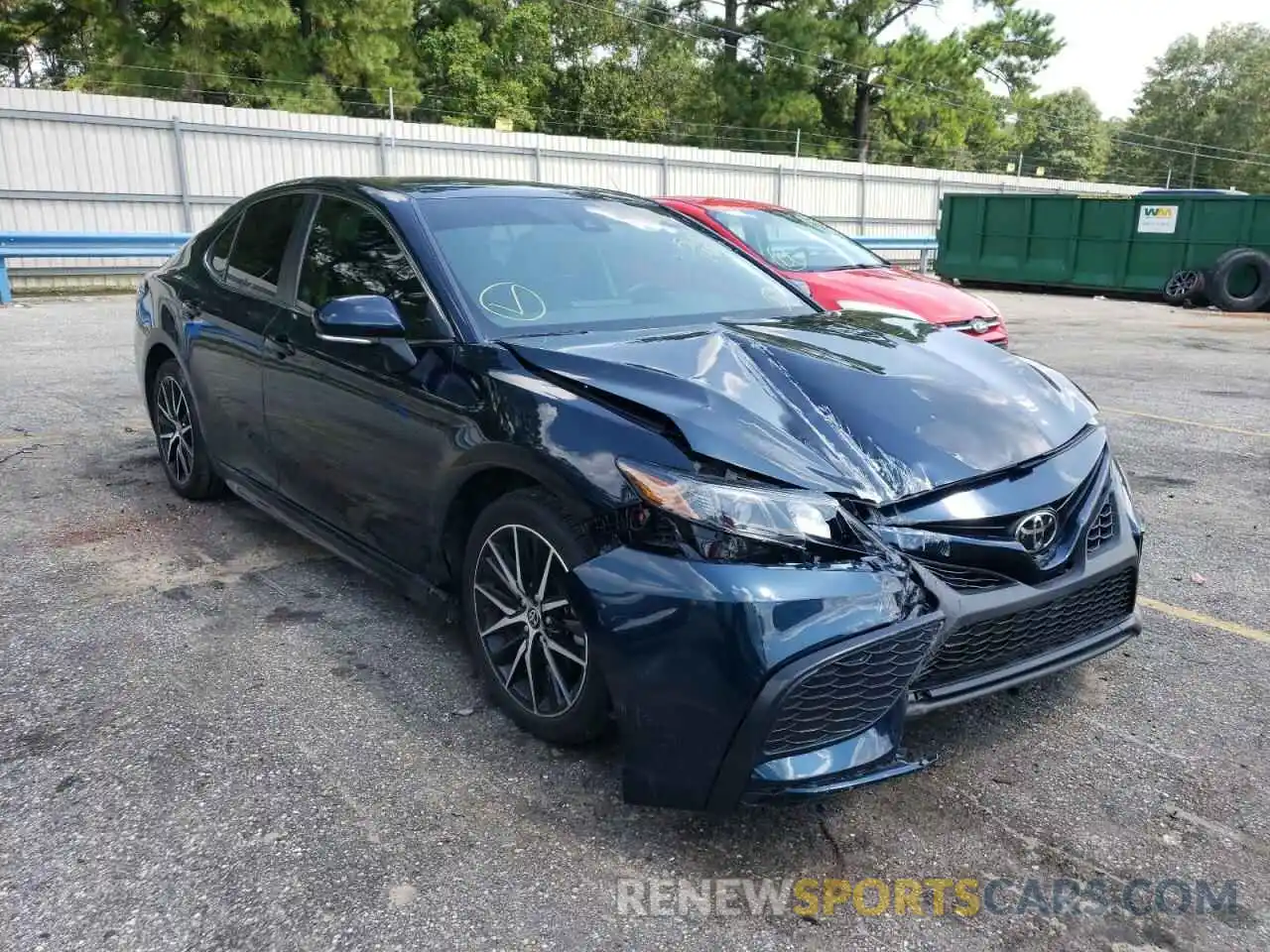 1 Photograph of a damaged car 4T1T11AK2MU606877 TOYOTA CAMRY 2021