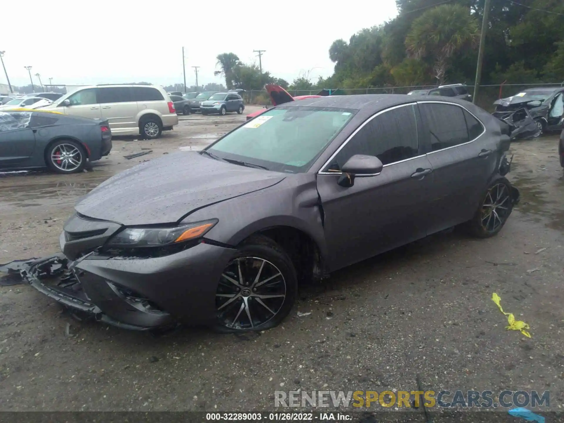 2 Photograph of a damaged car 4T1T11AK2MU608113 TOYOTA CAMRY 2021