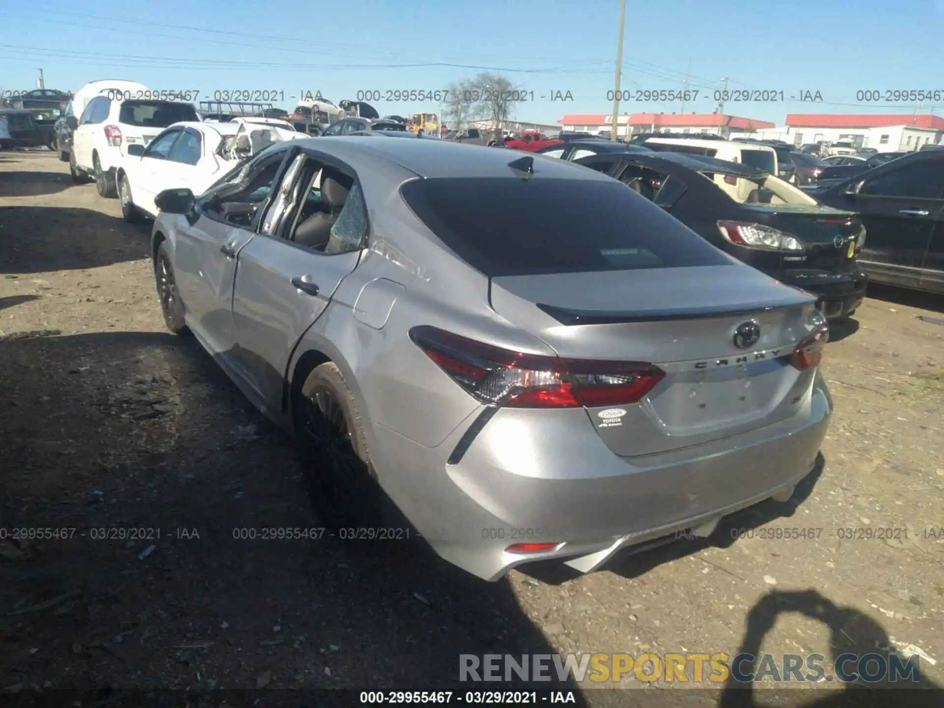 3 Photograph of a damaged car 4T1T11AK3MU429904 TOYOTA CAMRY 2021