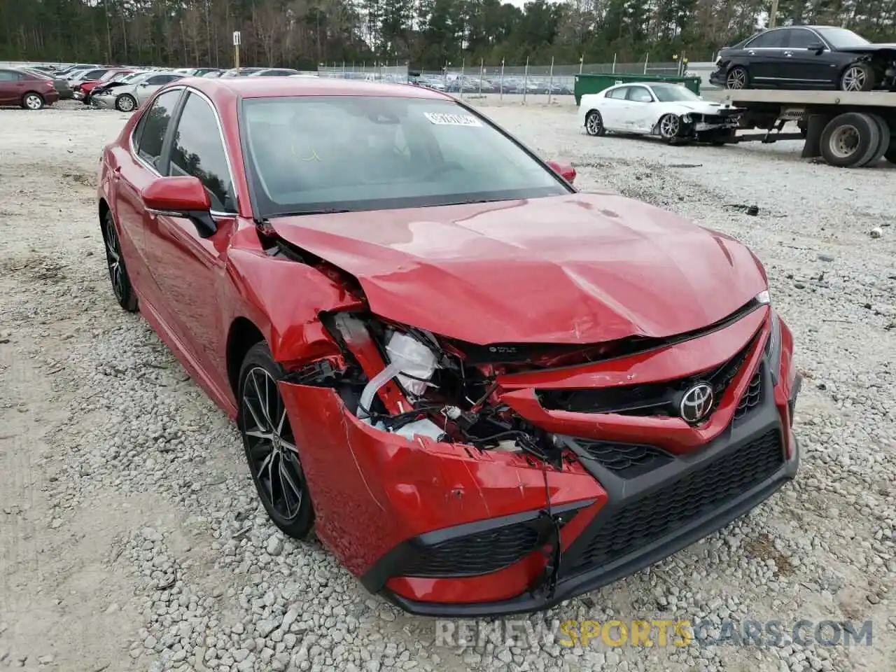 1 Photograph of a damaged car 4T1T11AK3MU437467 TOYOTA CAMRY 2021