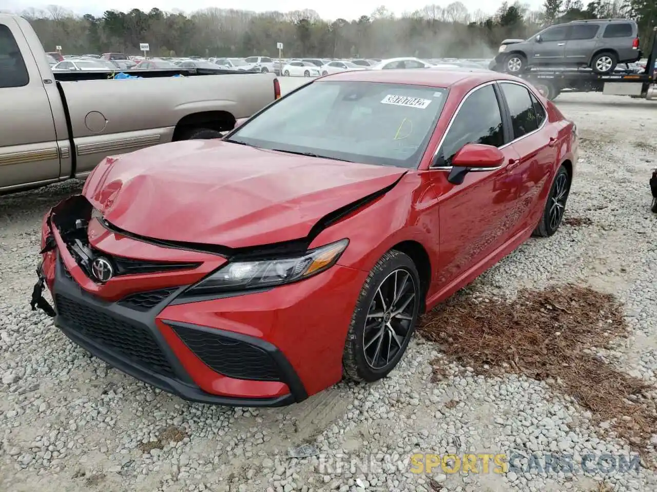 2 Photograph of a damaged car 4T1T11AK3MU437467 TOYOTA CAMRY 2021