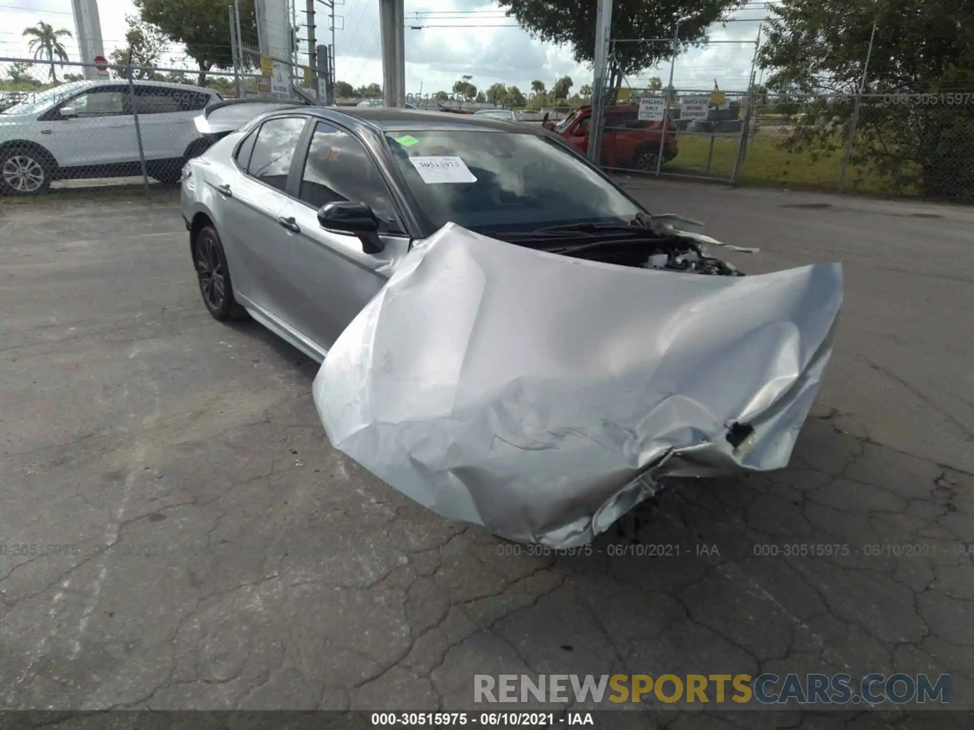 1 Photograph of a damaged car 4T1T11AK3MU442832 TOYOTA CAMRY 2021