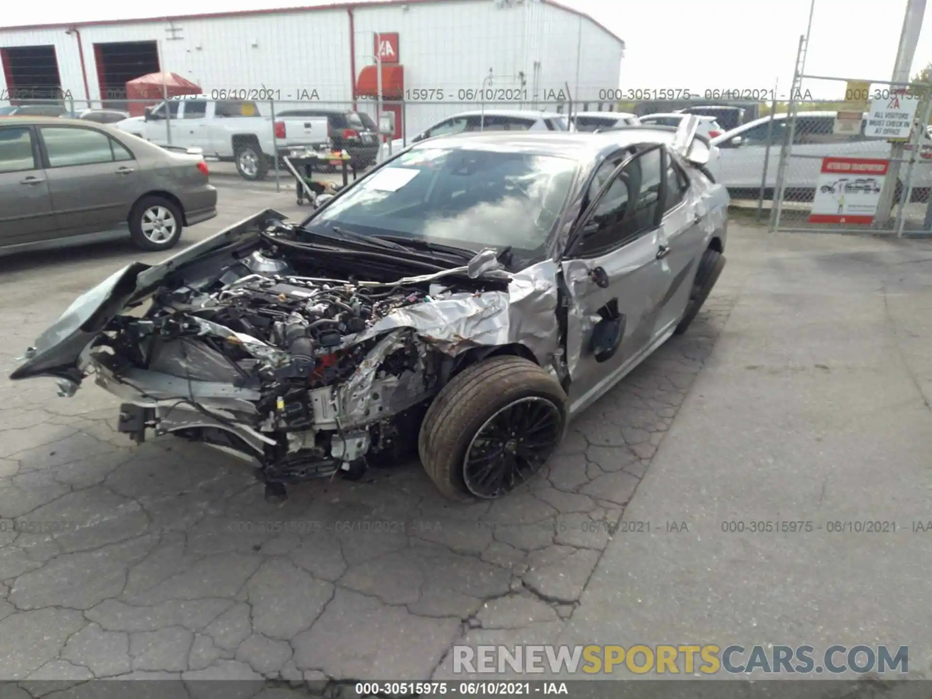 2 Photograph of a damaged car 4T1T11AK3MU442832 TOYOTA CAMRY 2021