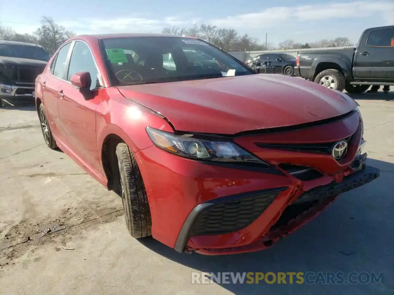 1 Photograph of a damaged car 4T1T11AK3MU451465 TOYOTA CAMRY 2021