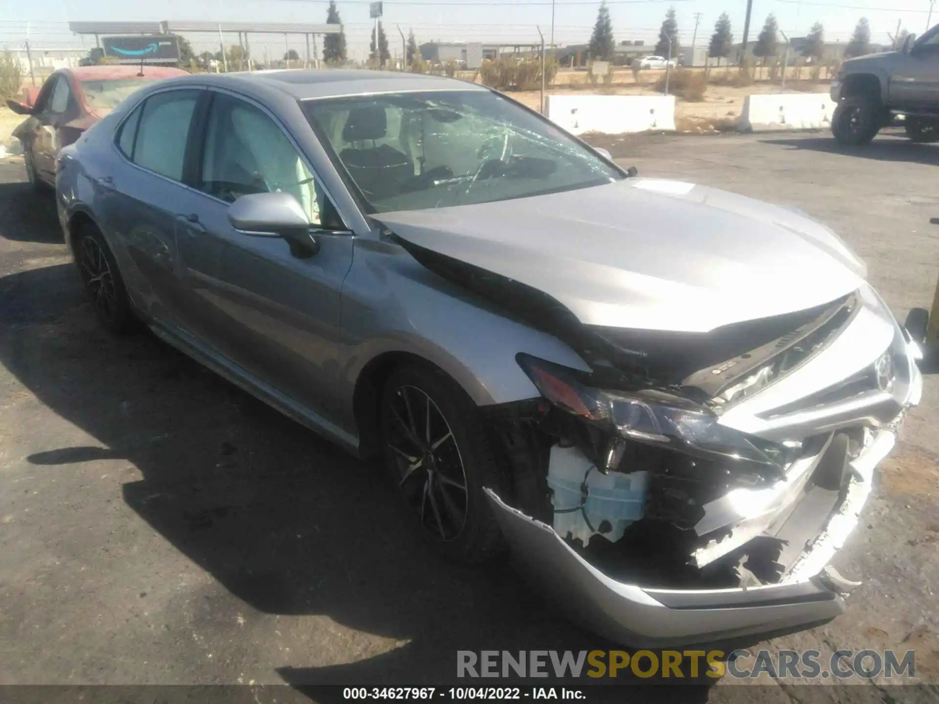 1 Photograph of a damaged car 4T1T11AK3MU474941 TOYOTA CAMRY 2021