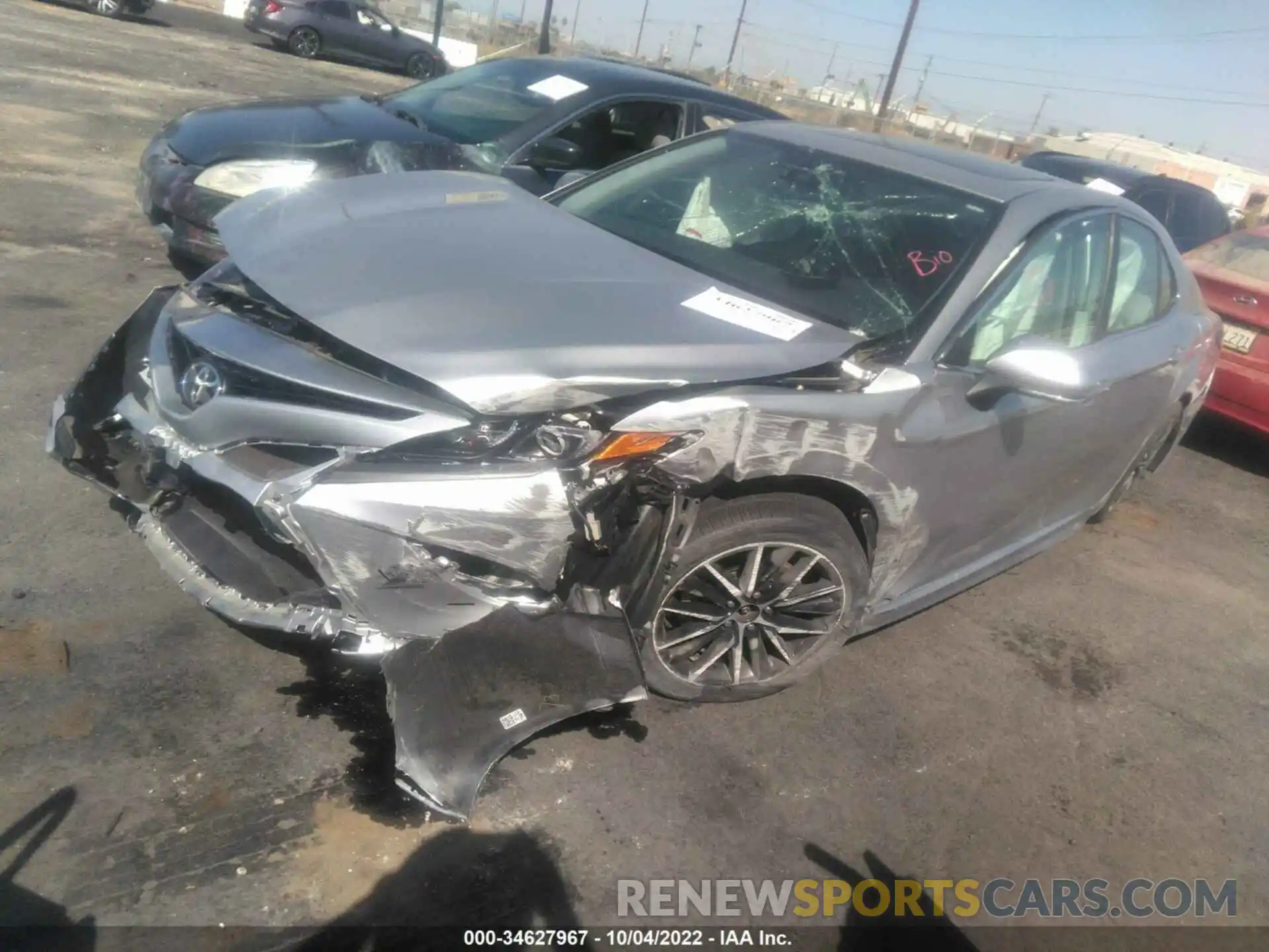 2 Photograph of a damaged car 4T1T11AK3MU474941 TOYOTA CAMRY 2021