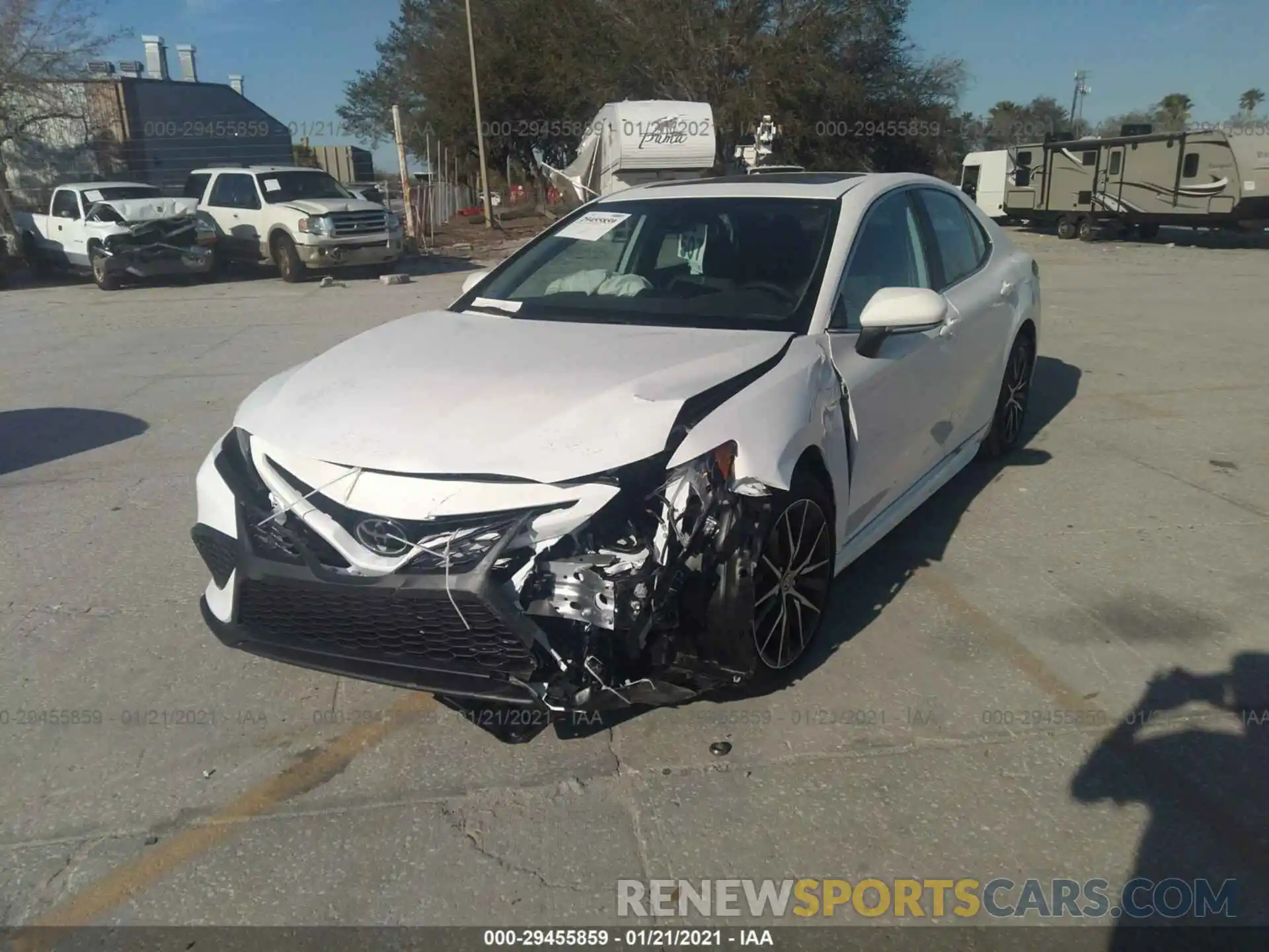 2 Photograph of a damaged car 4T1T11AK3MU514418 TOYOTA CAMRY 2021