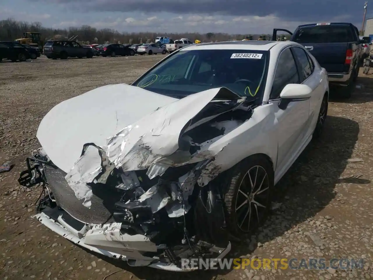 2 Photograph of a damaged car 4T1T11AK3MU529677 TOYOTA CAMRY 2021