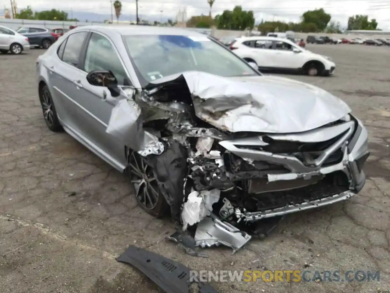 1 Photograph of a damaged car 4T1T11AK3MU545684 TOYOTA CAMRY 2021