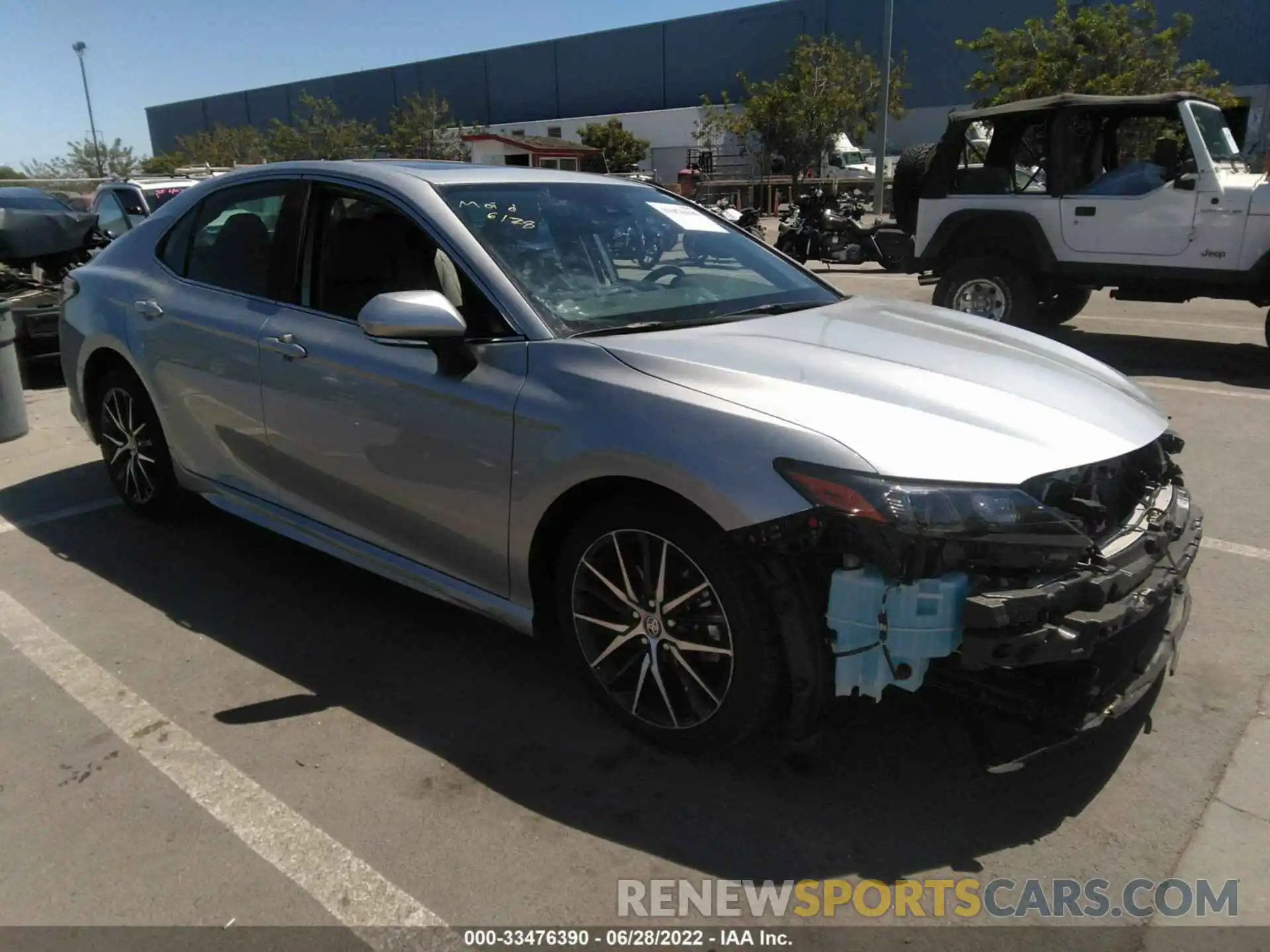 1 Photograph of a damaged car 4T1T11AK4MU408589 TOYOTA CAMRY 2021