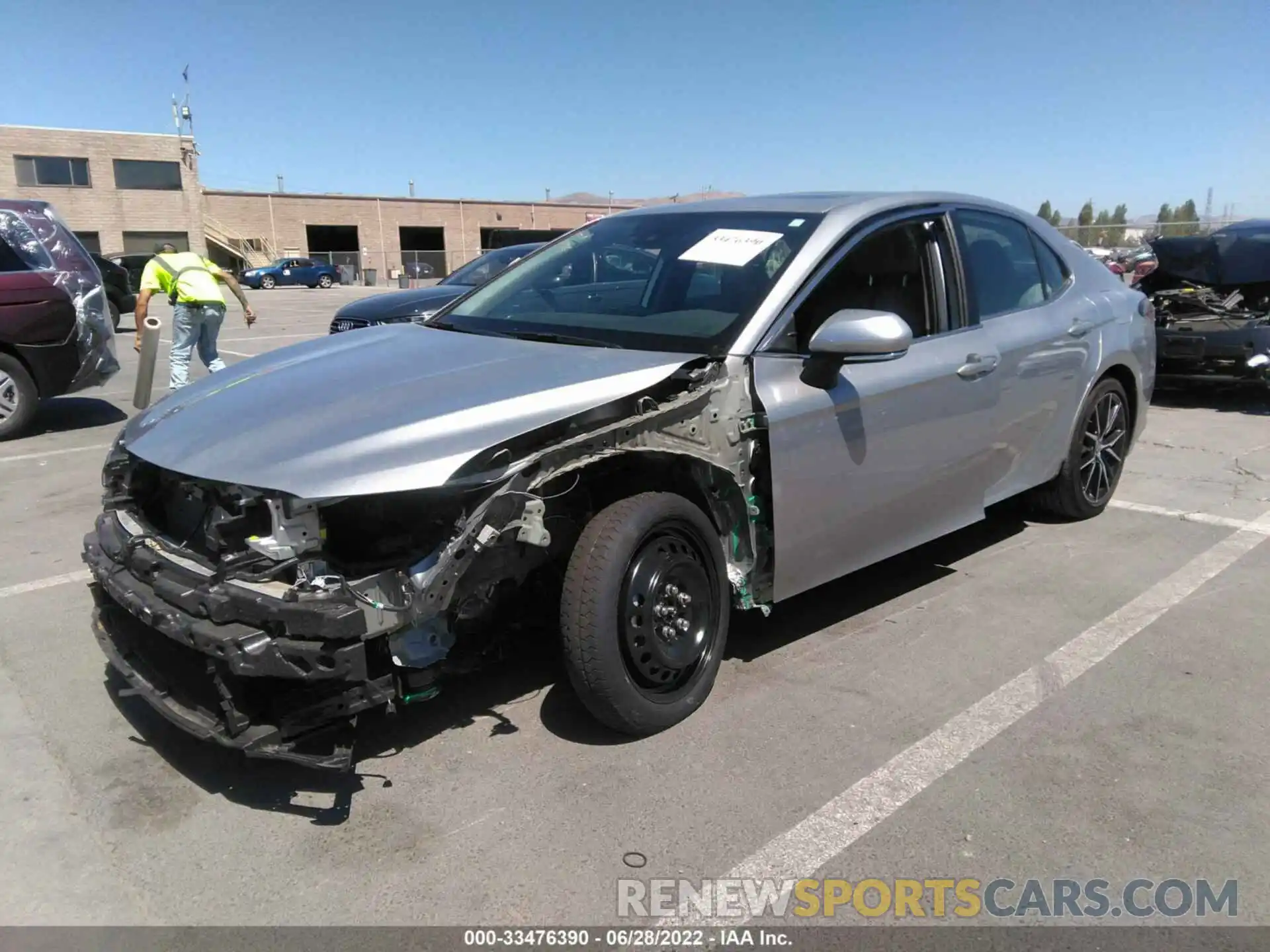 2 Photograph of a damaged car 4T1T11AK4MU408589 TOYOTA CAMRY 2021