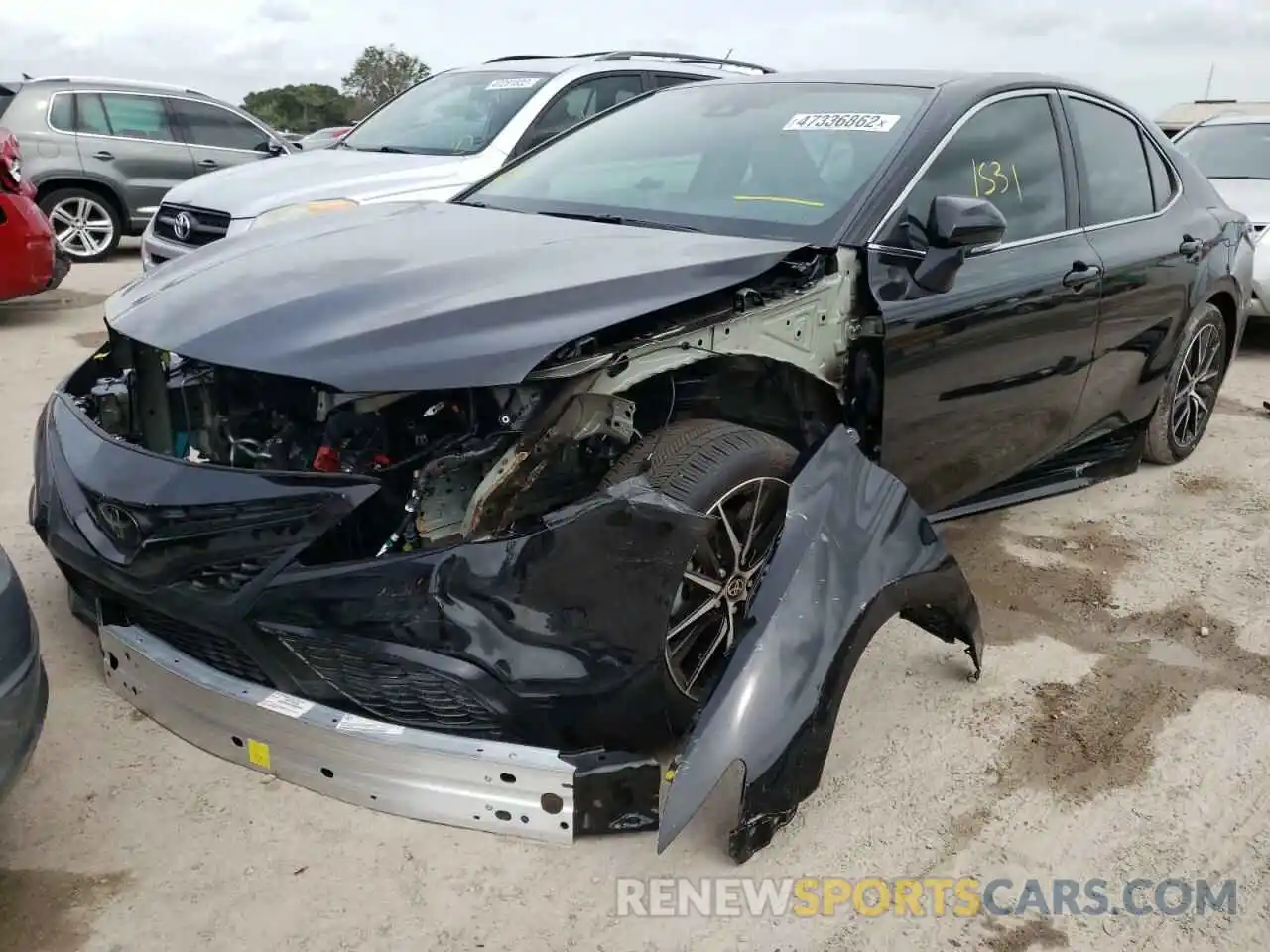 2 Photograph of a damaged car 4T1T11AK4MU493580 TOYOTA CAMRY 2021