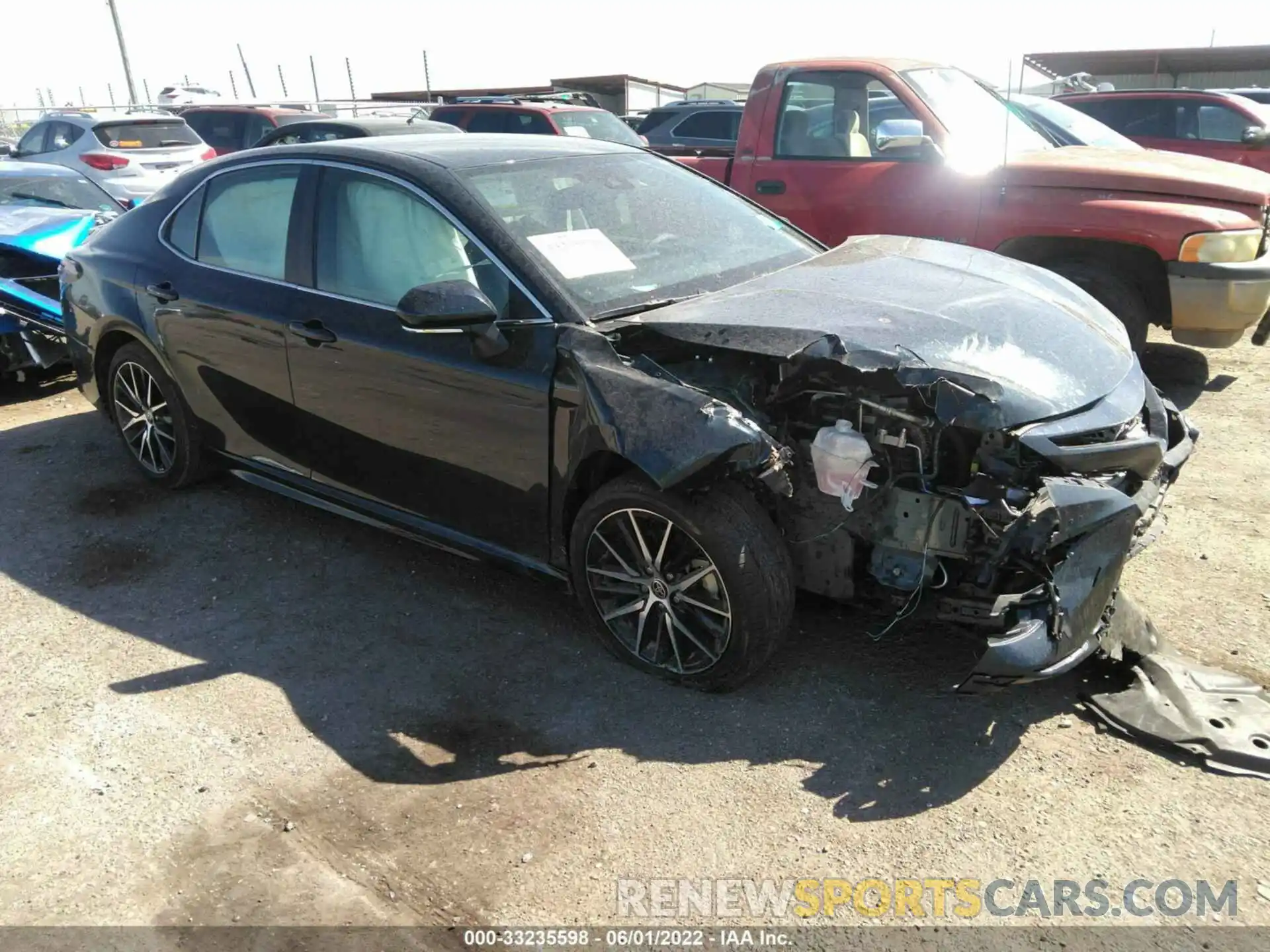 1 Photograph of a damaged car 4T1T11AK4MU545984 TOYOTA CAMRY 2021