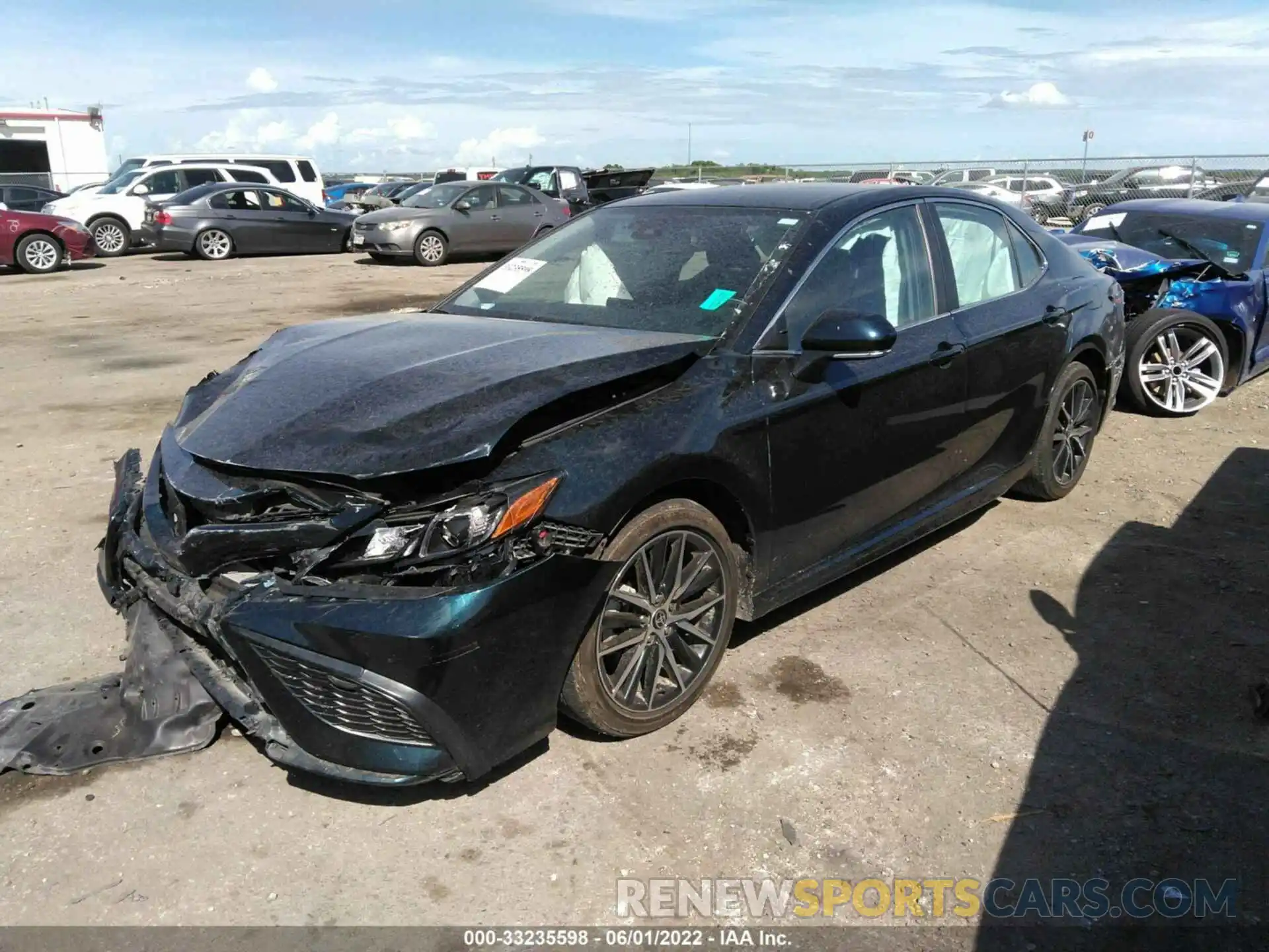 2 Photograph of a damaged car 4T1T11AK4MU545984 TOYOTA CAMRY 2021