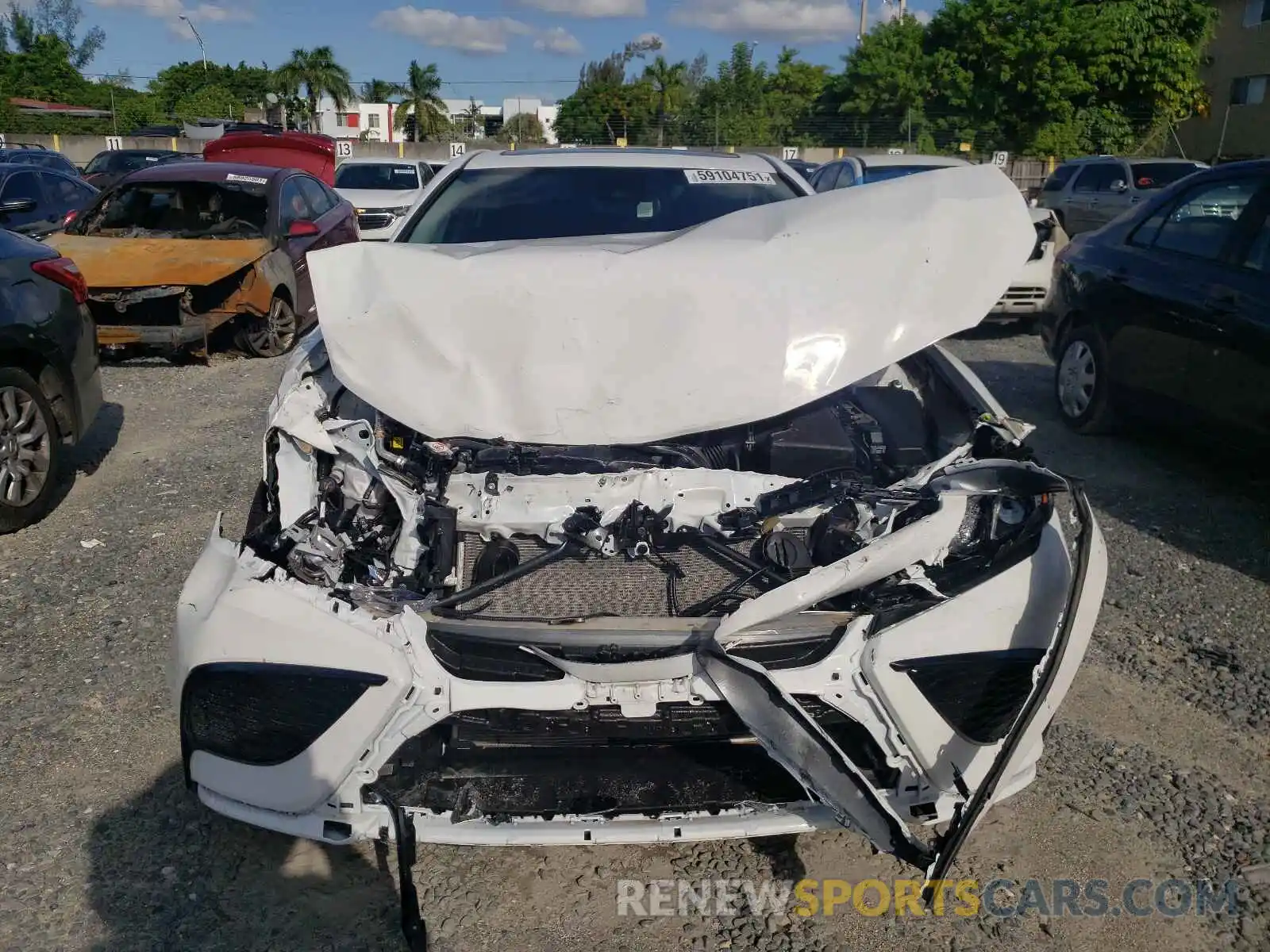 9 Photograph of a damaged car 4T1T11AK4MU552756 TOYOTA CAMRY 2021