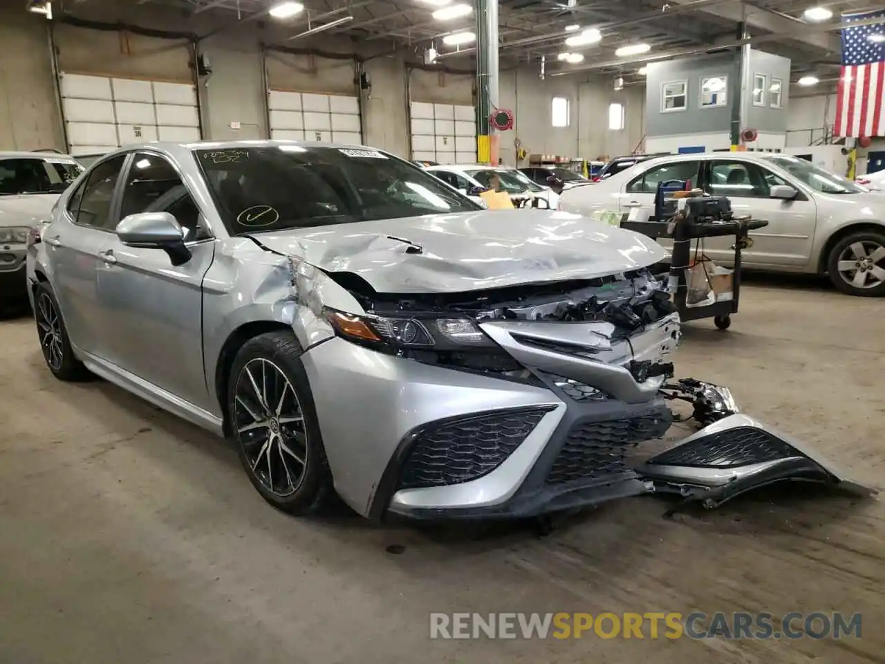 1 Photograph of a damaged car 4T1T11AK4MU566852 TOYOTA CAMRY 2021