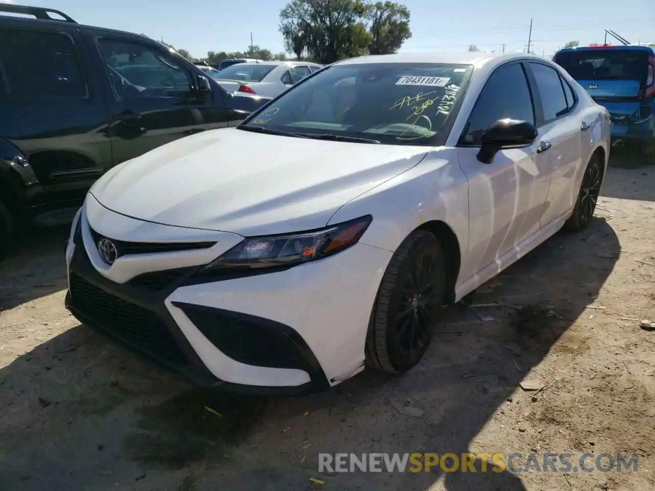 2 Photograph of a damaged car 4T1T11AK5MU404910 TOYOTA CAMRY 2021