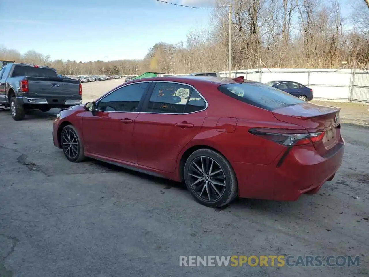 2 Photograph of a damaged car 4T1T11AK5MU437454 TOYOTA CAMRY 2021