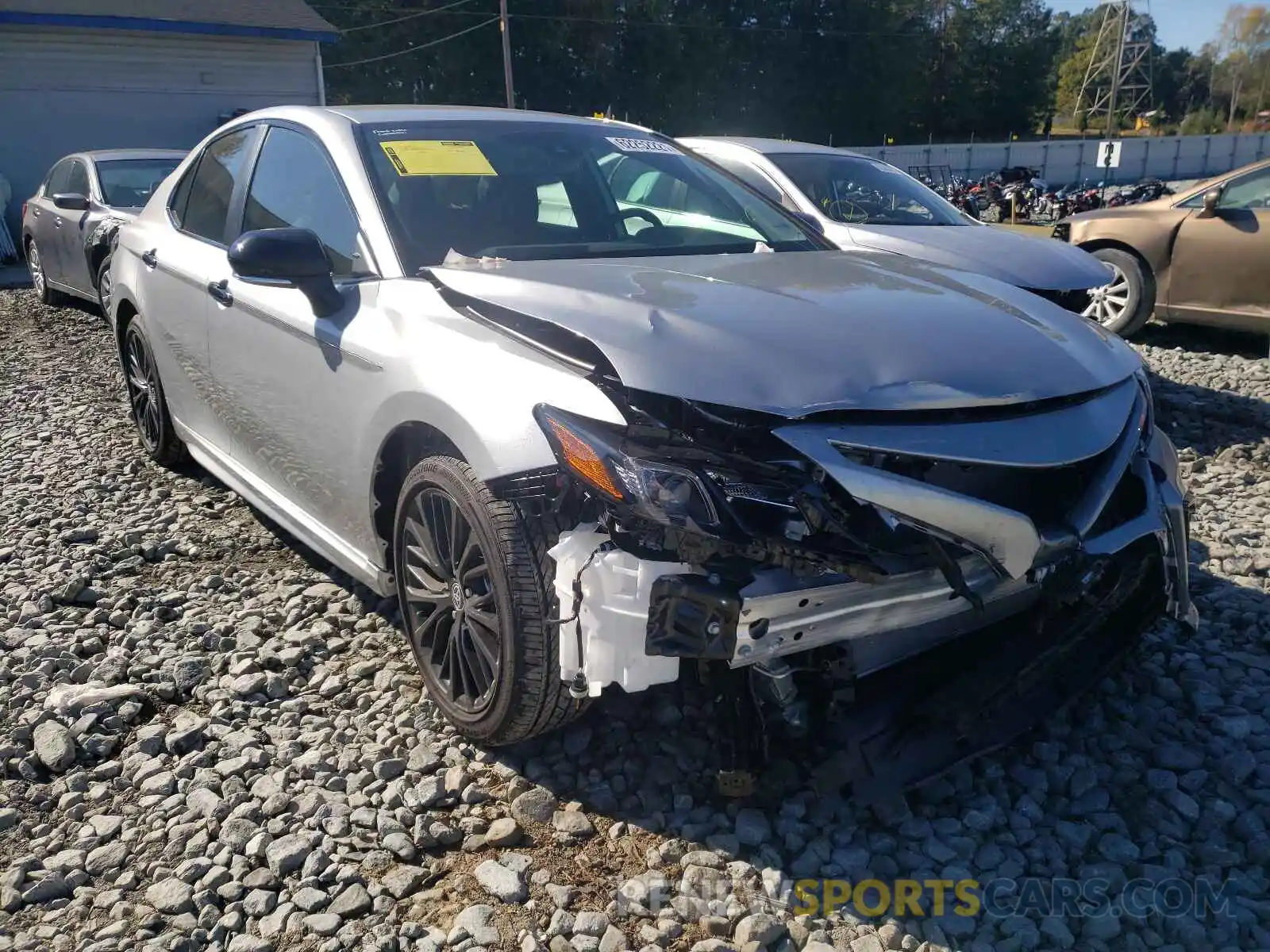 1 Photograph of a damaged car 4T1T11AK5MU489439 TOYOTA CAMRY 2021