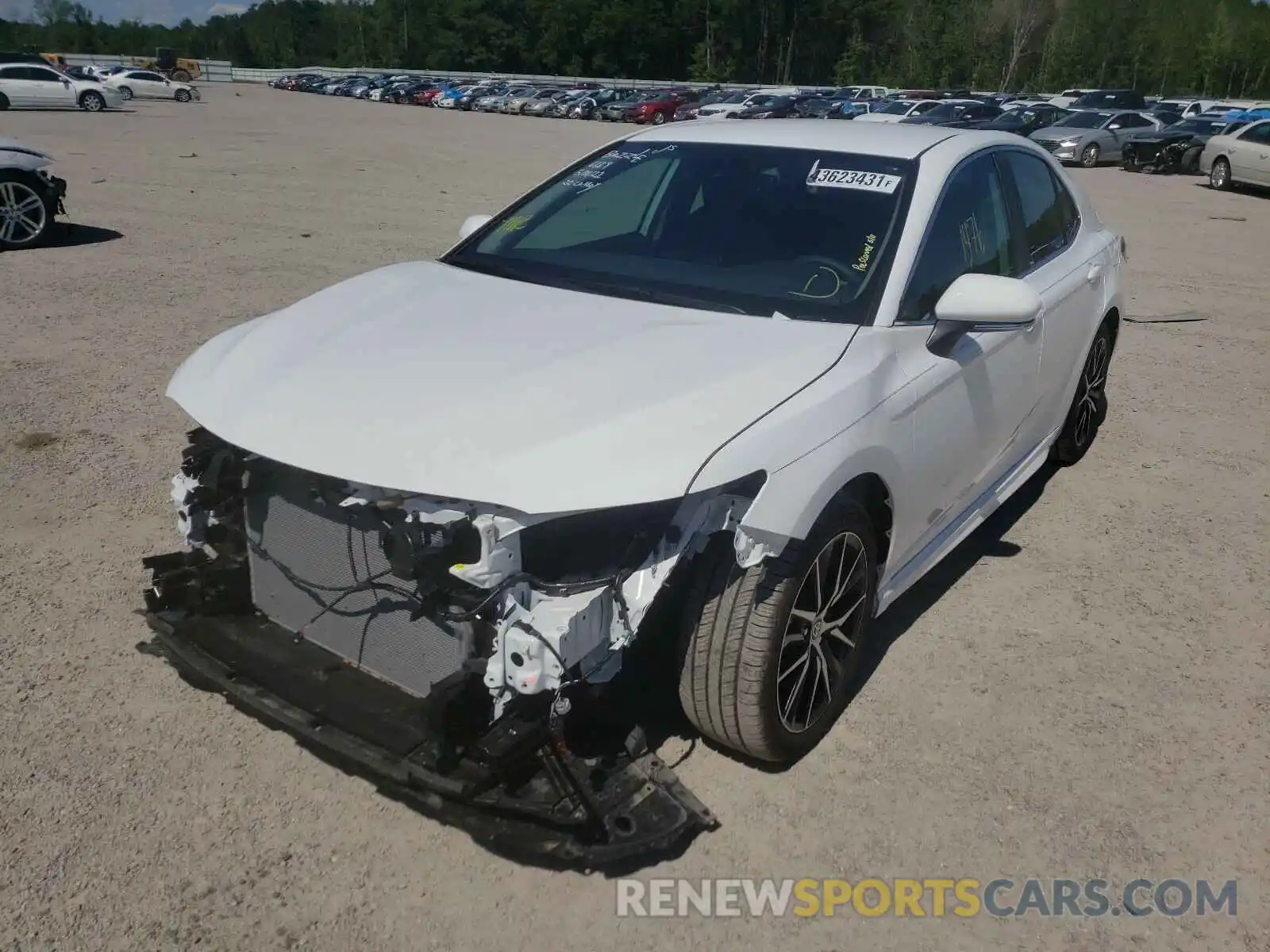 2 Photograph of a damaged car 4T1T11AK5MU521273 TOYOTA CAMRY 2021