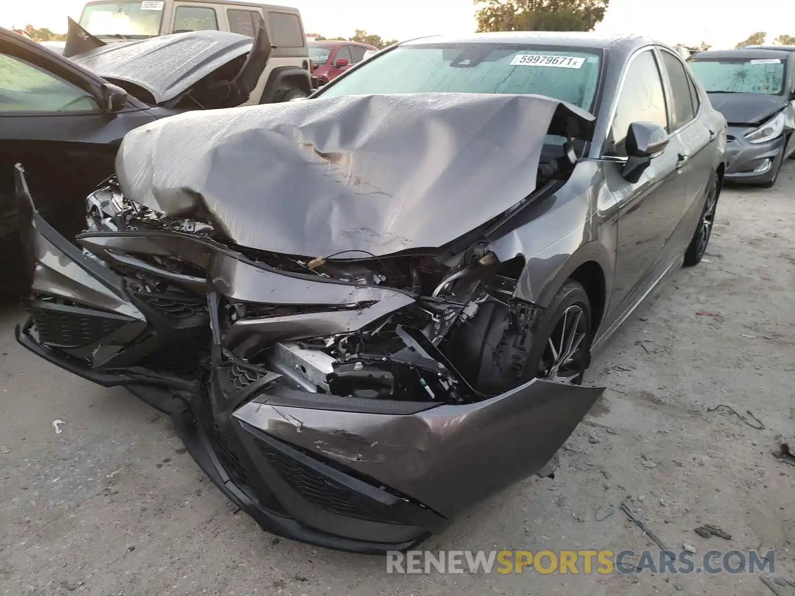 2 Photograph of a damaged car 4T1T11AK5MU526960 TOYOTA CAMRY 2021