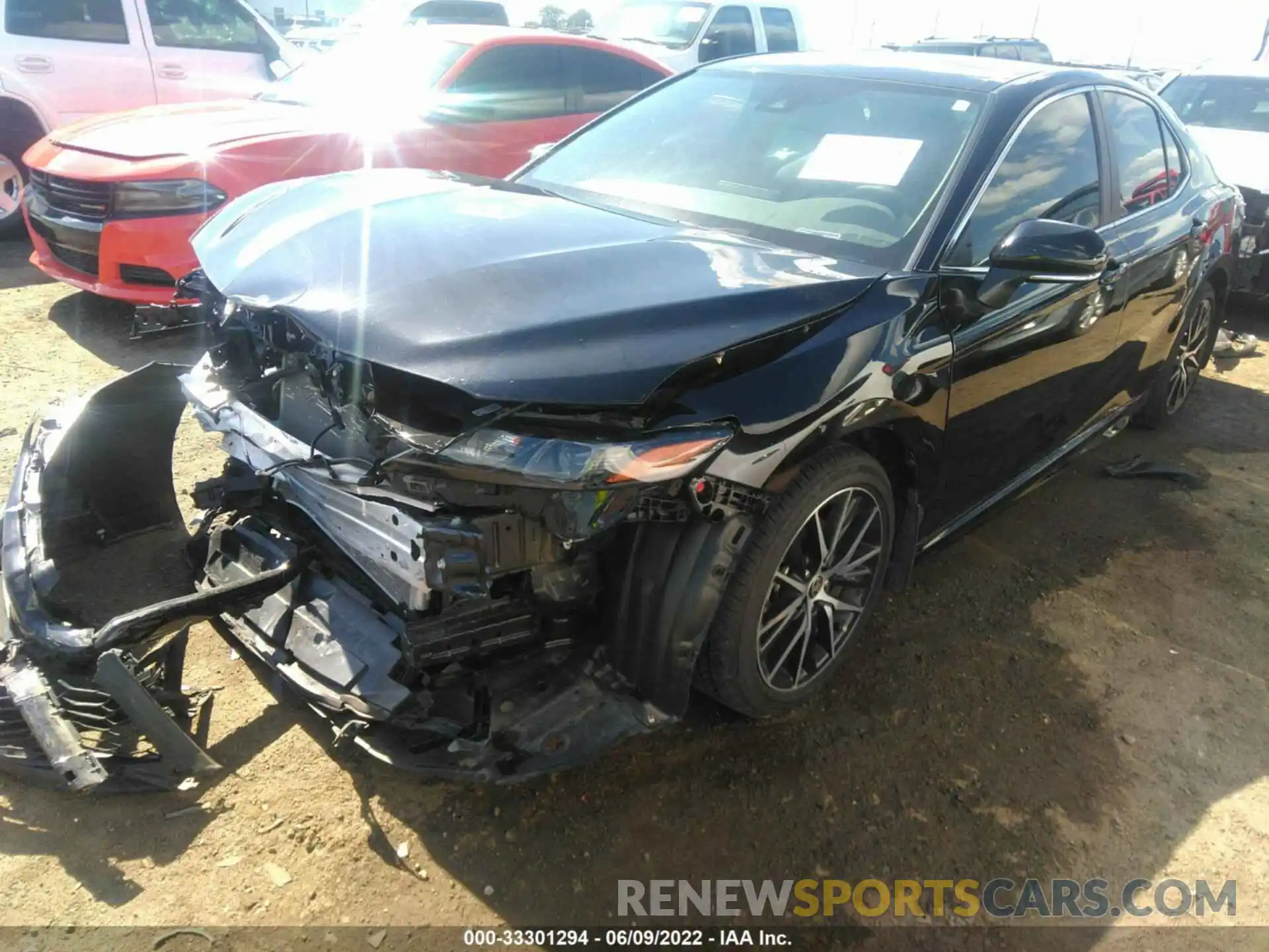 2 Photograph of a damaged car 4T1T11AK5MU571946 TOYOTA CAMRY 2021