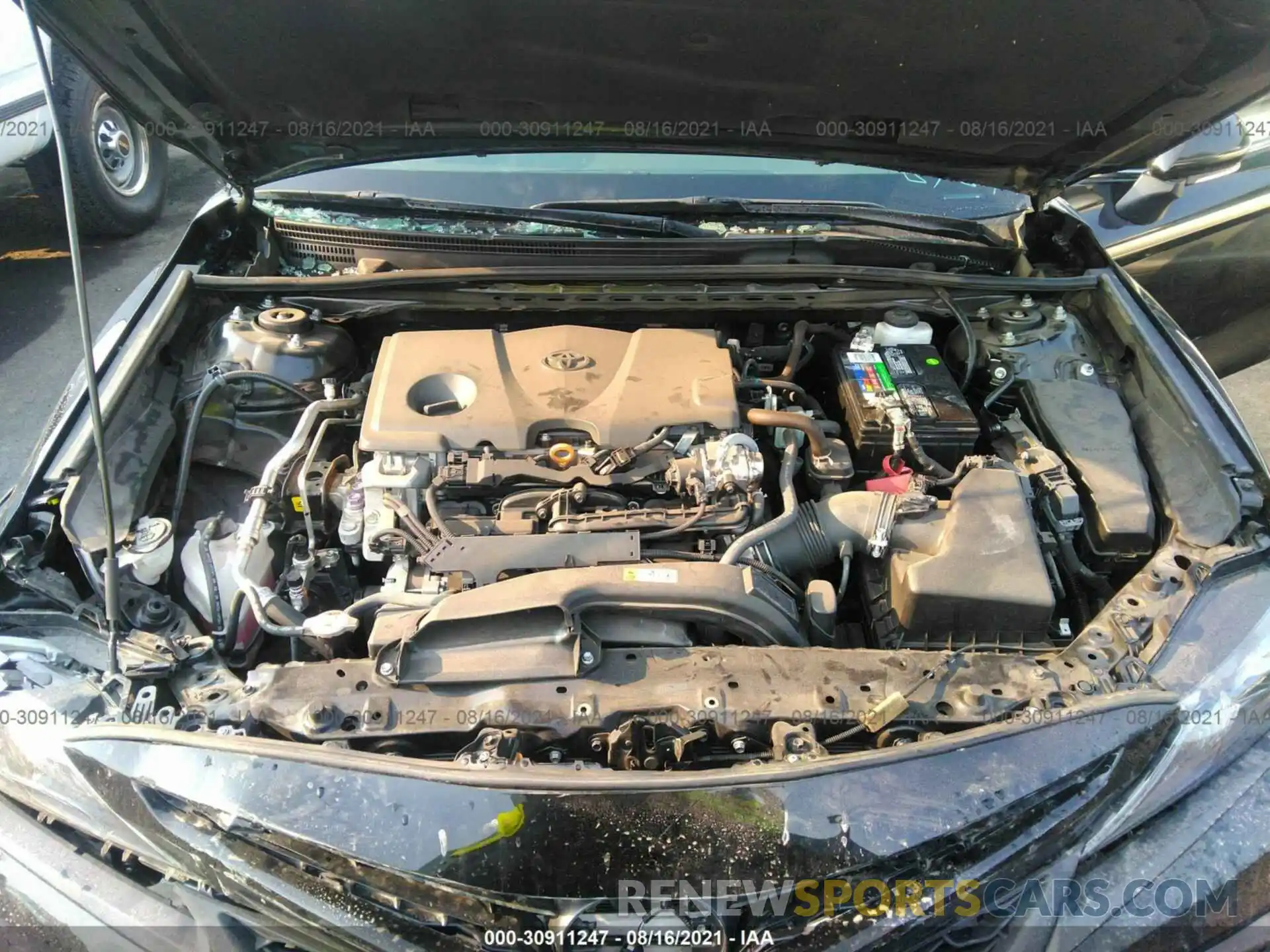 10 Фотография поврежденного автомобиля 4T1T11AK6MU405922 TOYOTA CAMRY 2021