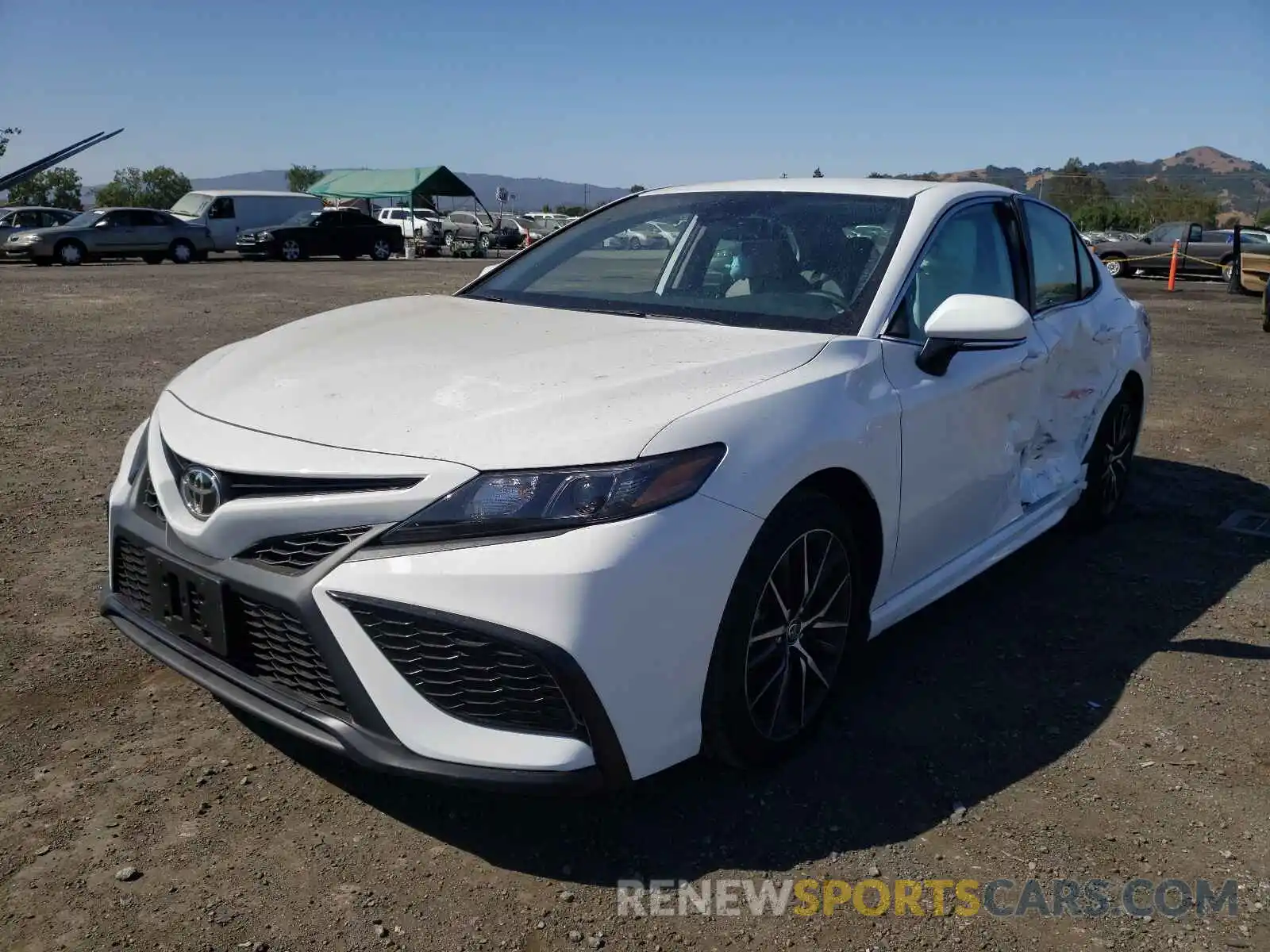 2 Photograph of a damaged car 4T1T11AK6MU426219 TOYOTA CAMRY 2021