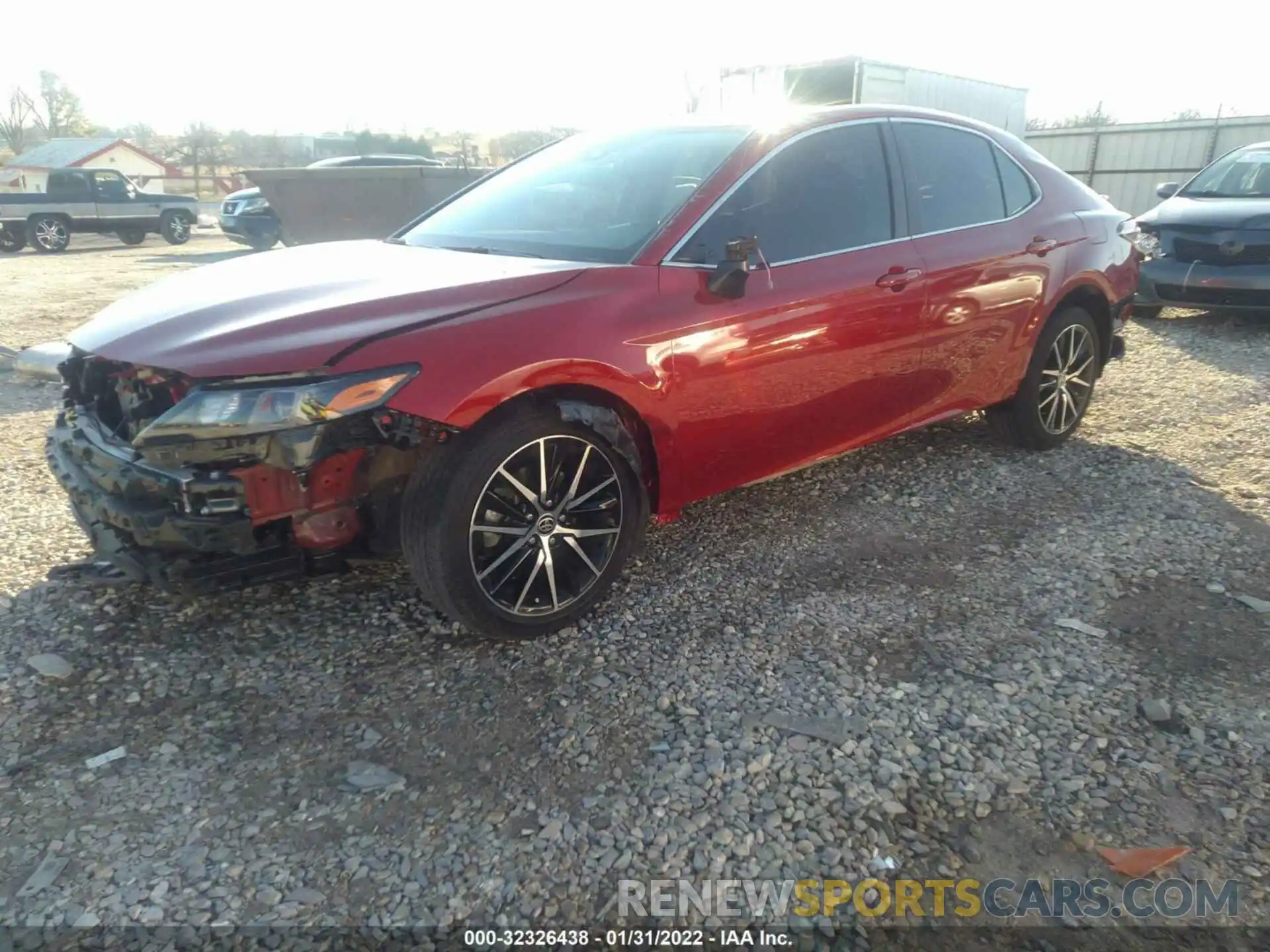 2 Photograph of a damaged car 4T1T11AK6MU446213 TOYOTA CAMRY 2021