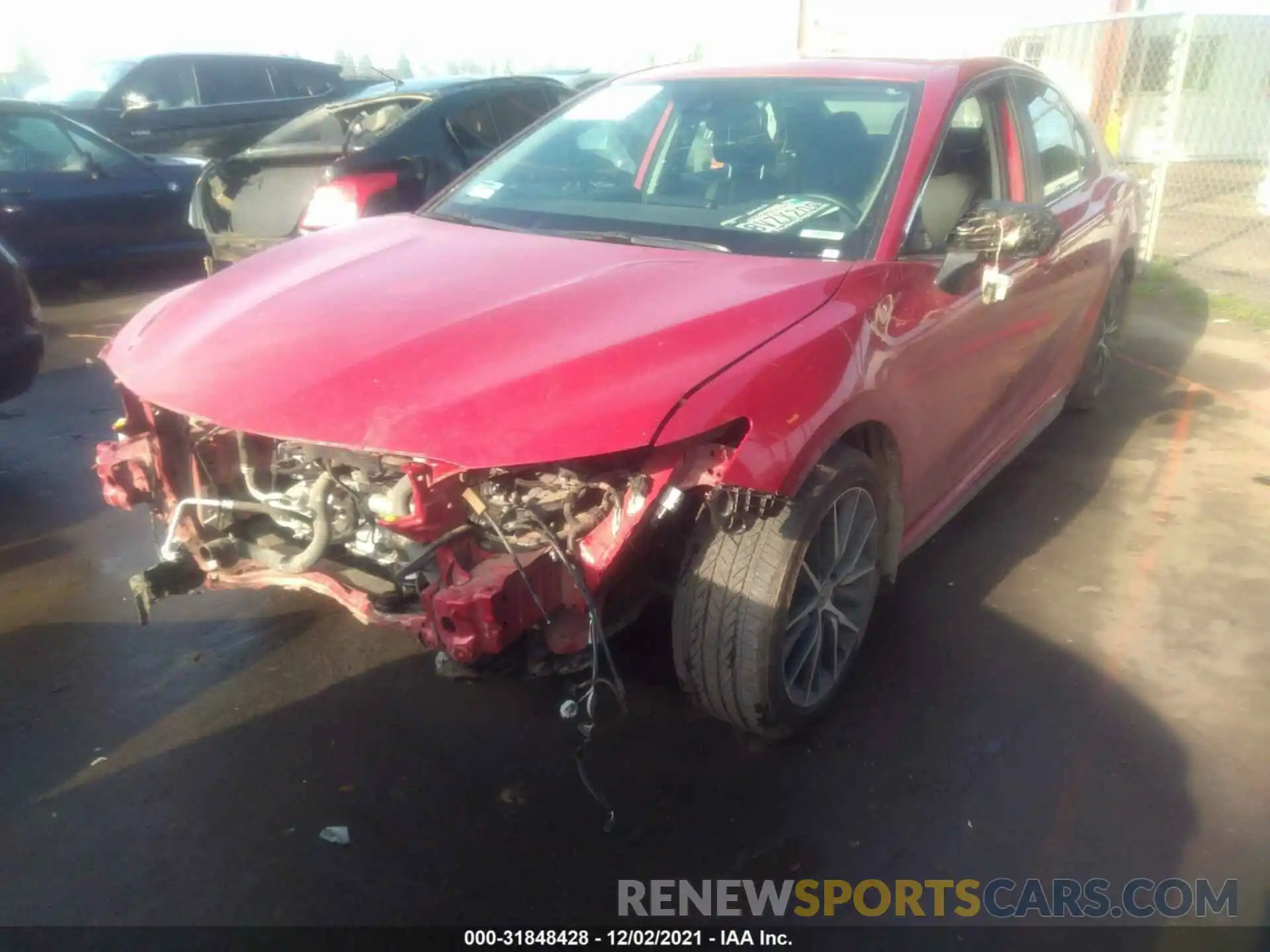 2 Photograph of a damaged car 4T1T11AK6MU462461 TOYOTA CAMRY 2021