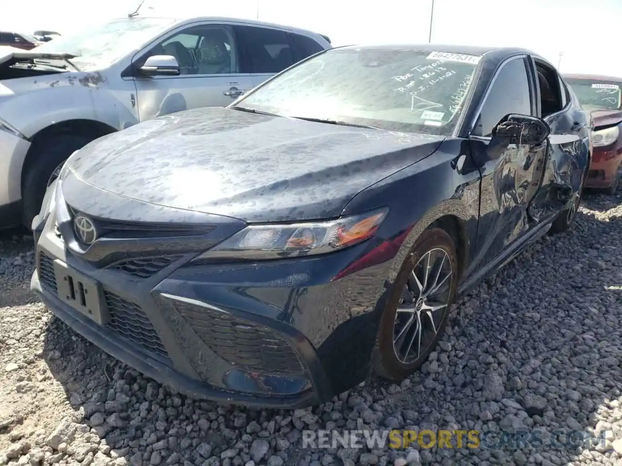 2 Photograph of a damaged car 4T1T11AK6MU564052 TOYOTA CAMRY 2021