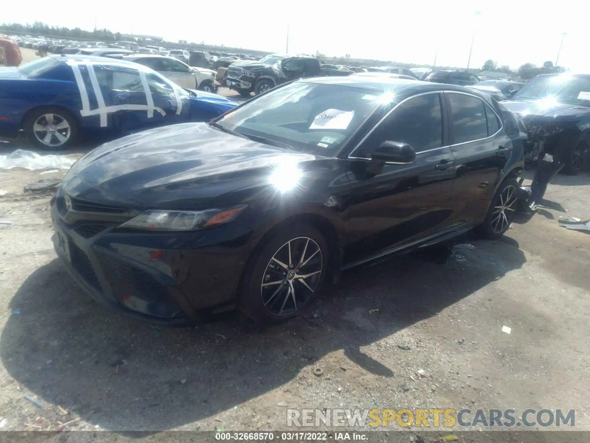 2 Photograph of a damaged car 4T1T11AK6MU564827 TOYOTA CAMRY 2021