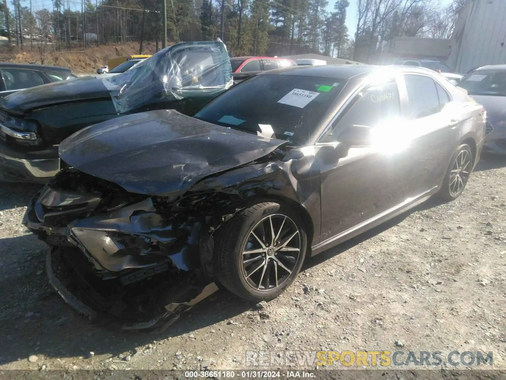 2 Photograph of a damaged car 4T1T11AK6MU566836 TOYOTA CAMRY 2021