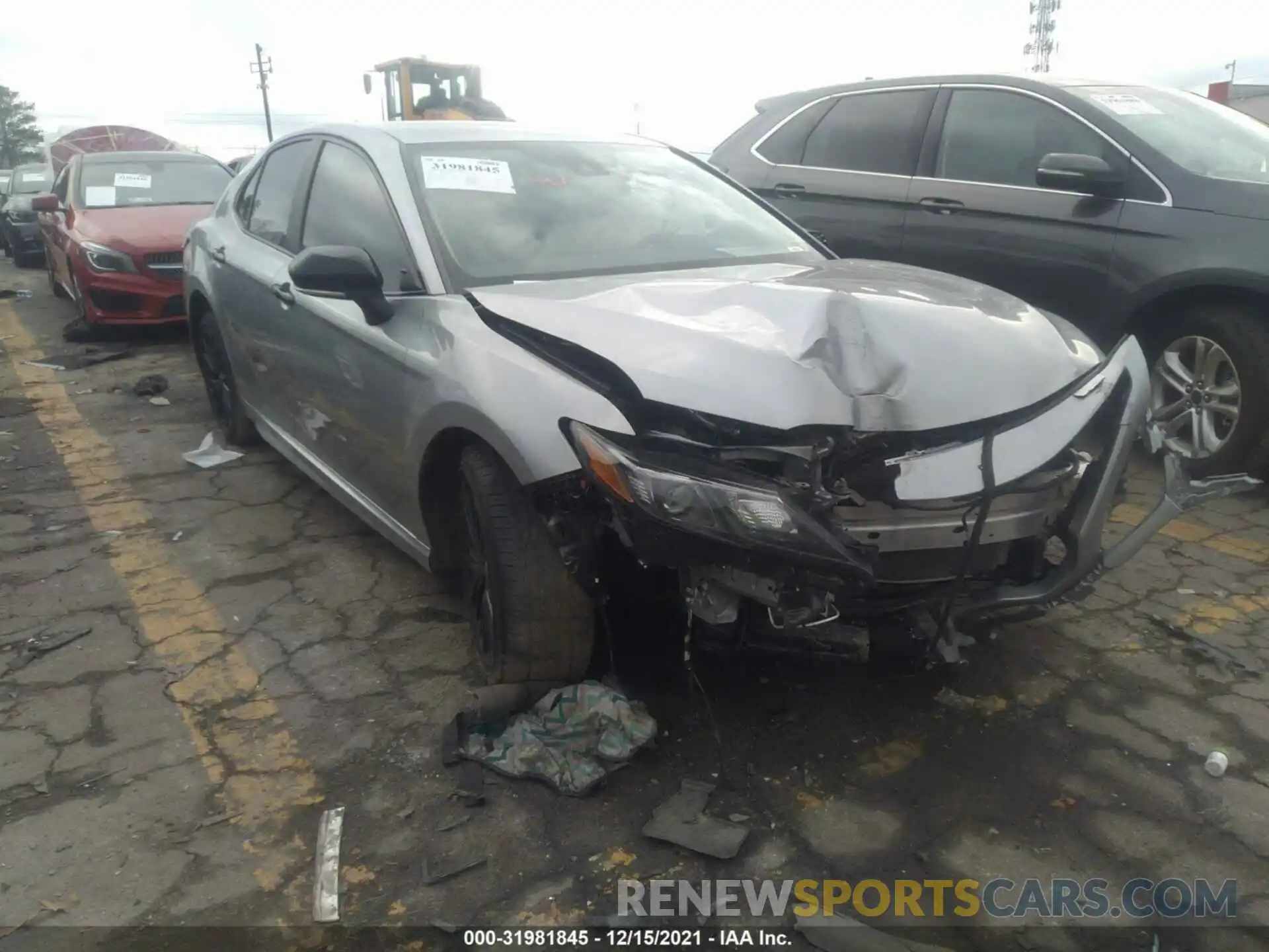 1 Photograph of a damaged car 4T1T11AK7MU409302 TOYOTA CAMRY 2021