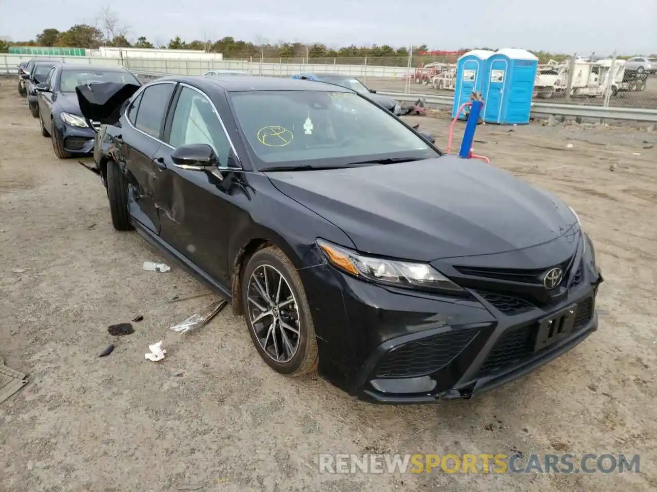 1 Photograph of a damaged car 4T1T11AK7MU434006 TOYOTA CAMRY 2021