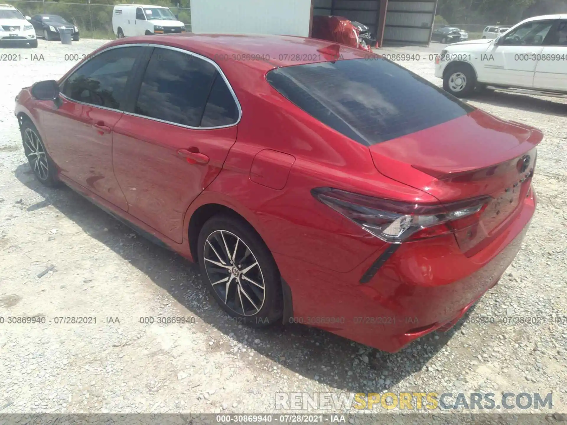 3 Photograph of a damaged car 4T1T11AK7MU448178 TOYOTA CAMRY 2021