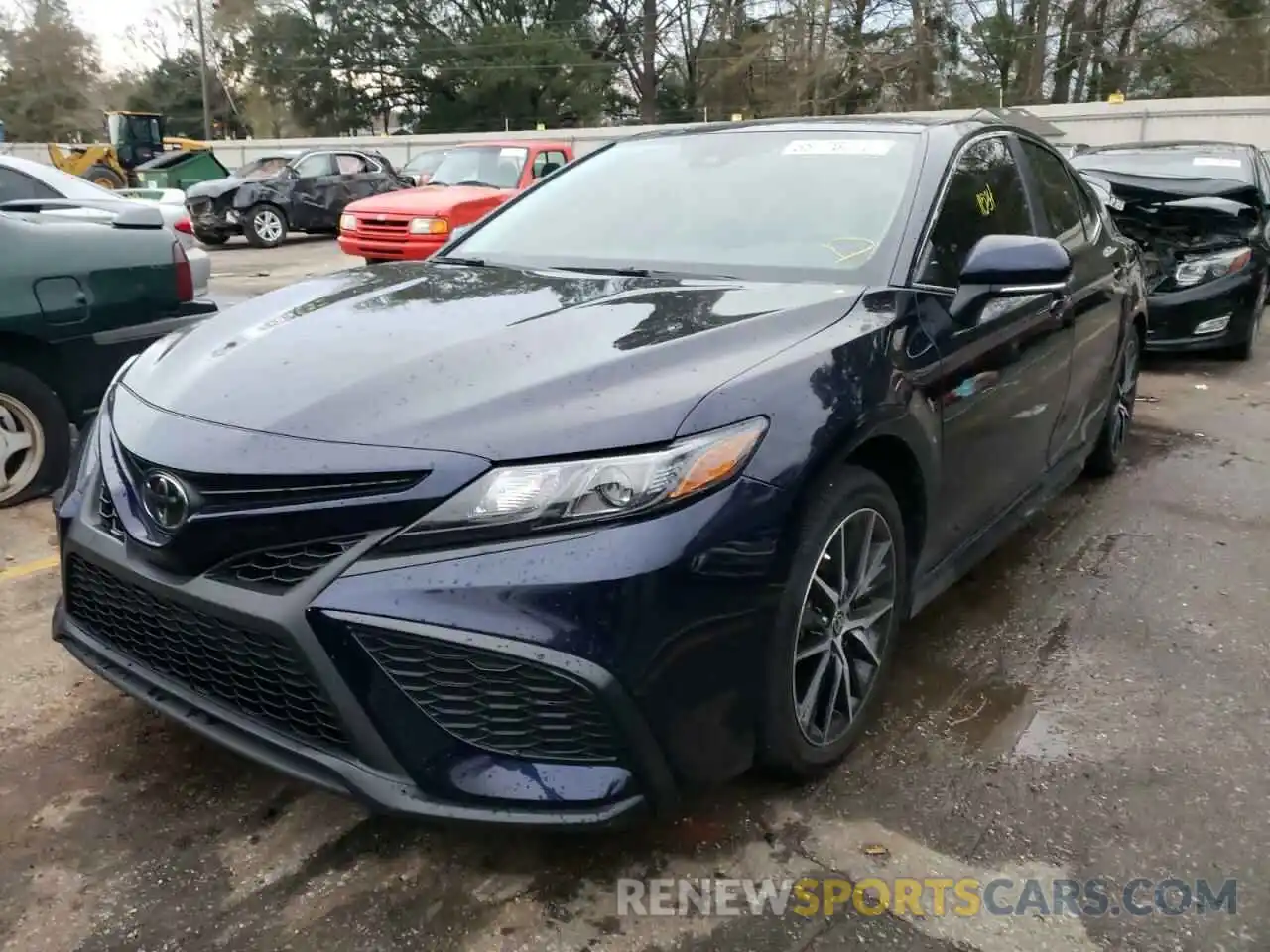 2 Photograph of a damaged car 4T1T11AK7MU574489 TOYOTA CAMRY 2021