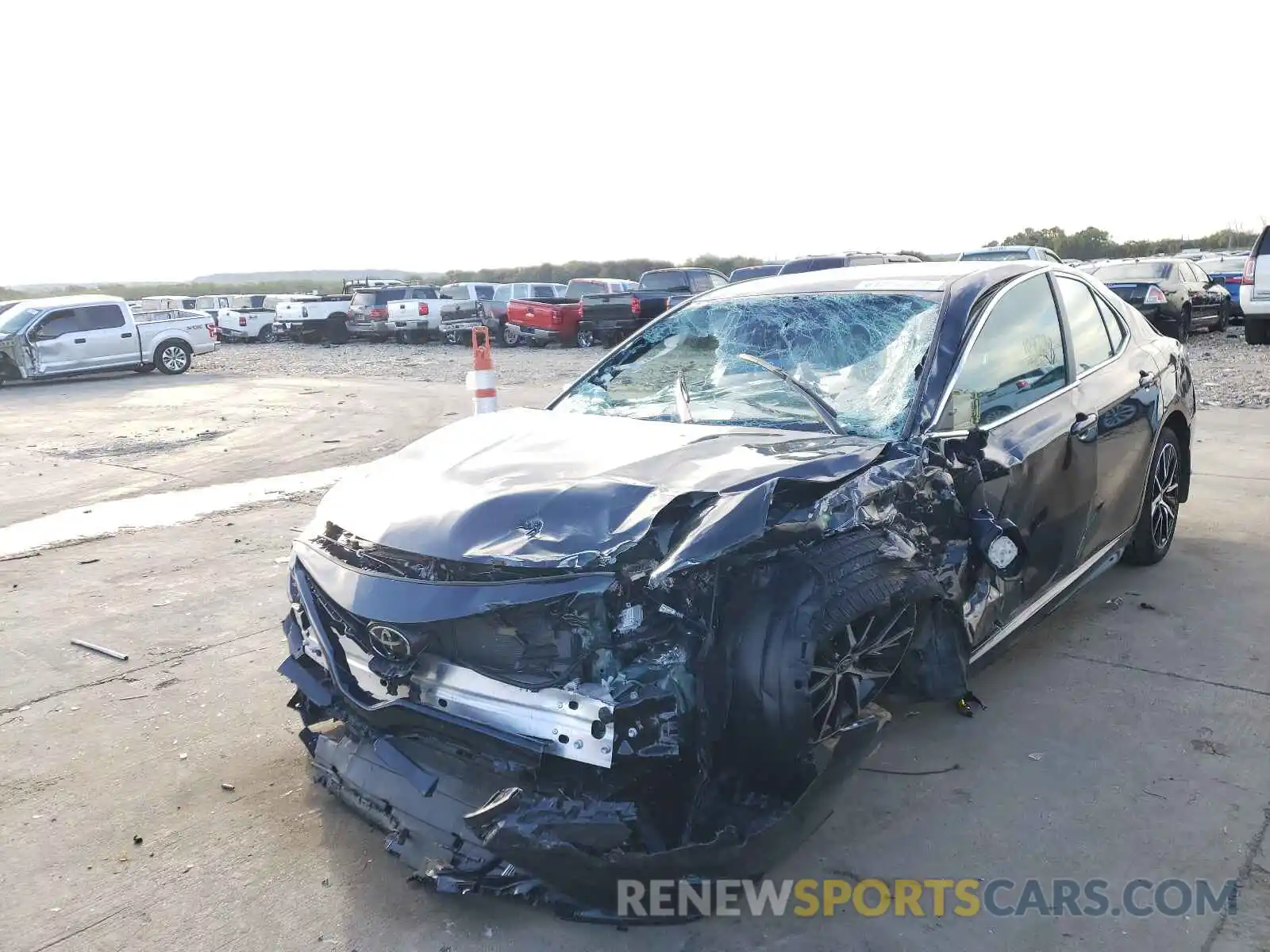 2 Photograph of a damaged car 4T1T11AK8MU443345 TOYOTA CAMRY 2021