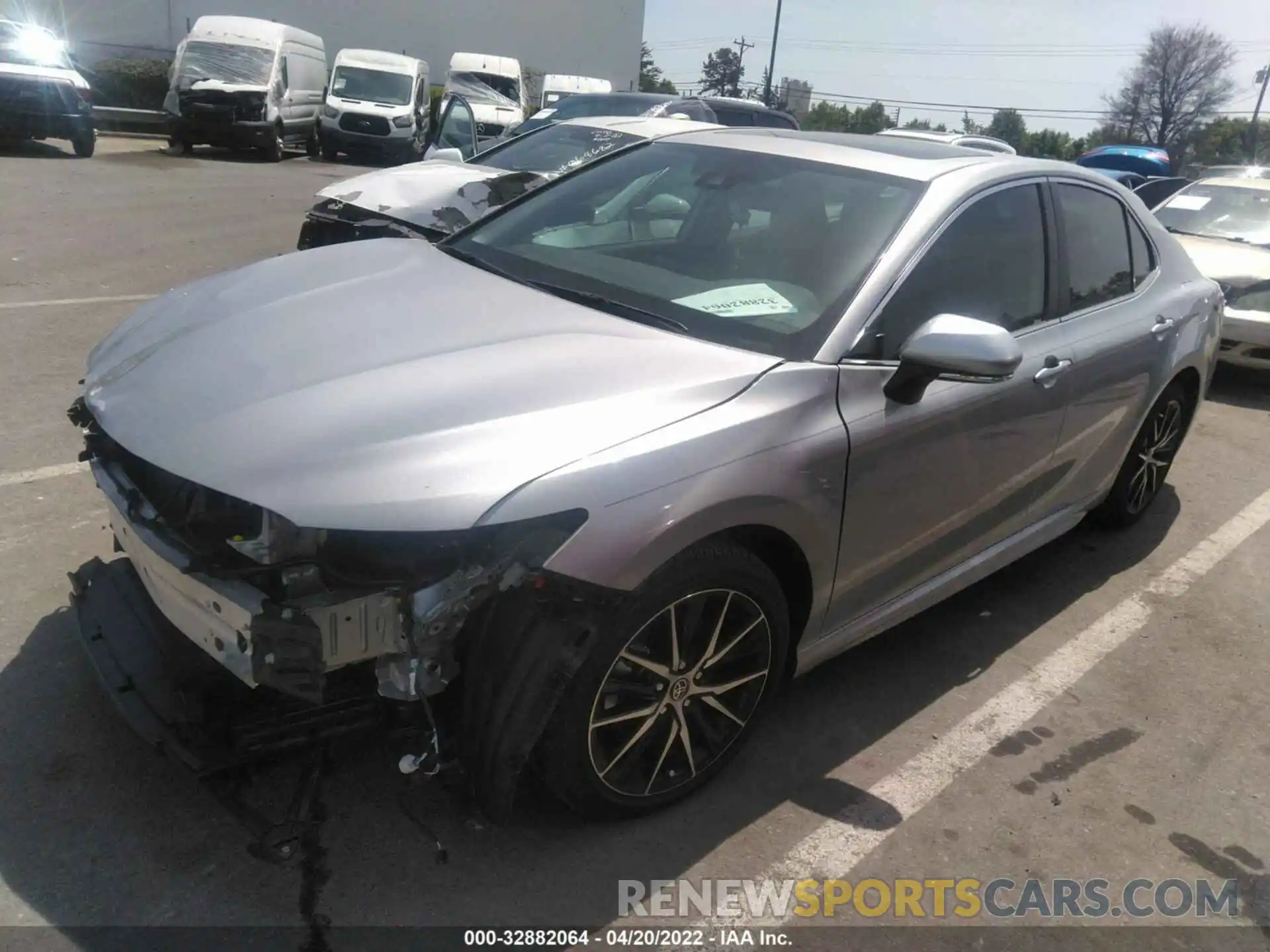 2 Photograph of a damaged car 4T1T11AK8MU479696 TOYOTA CAMRY 2021