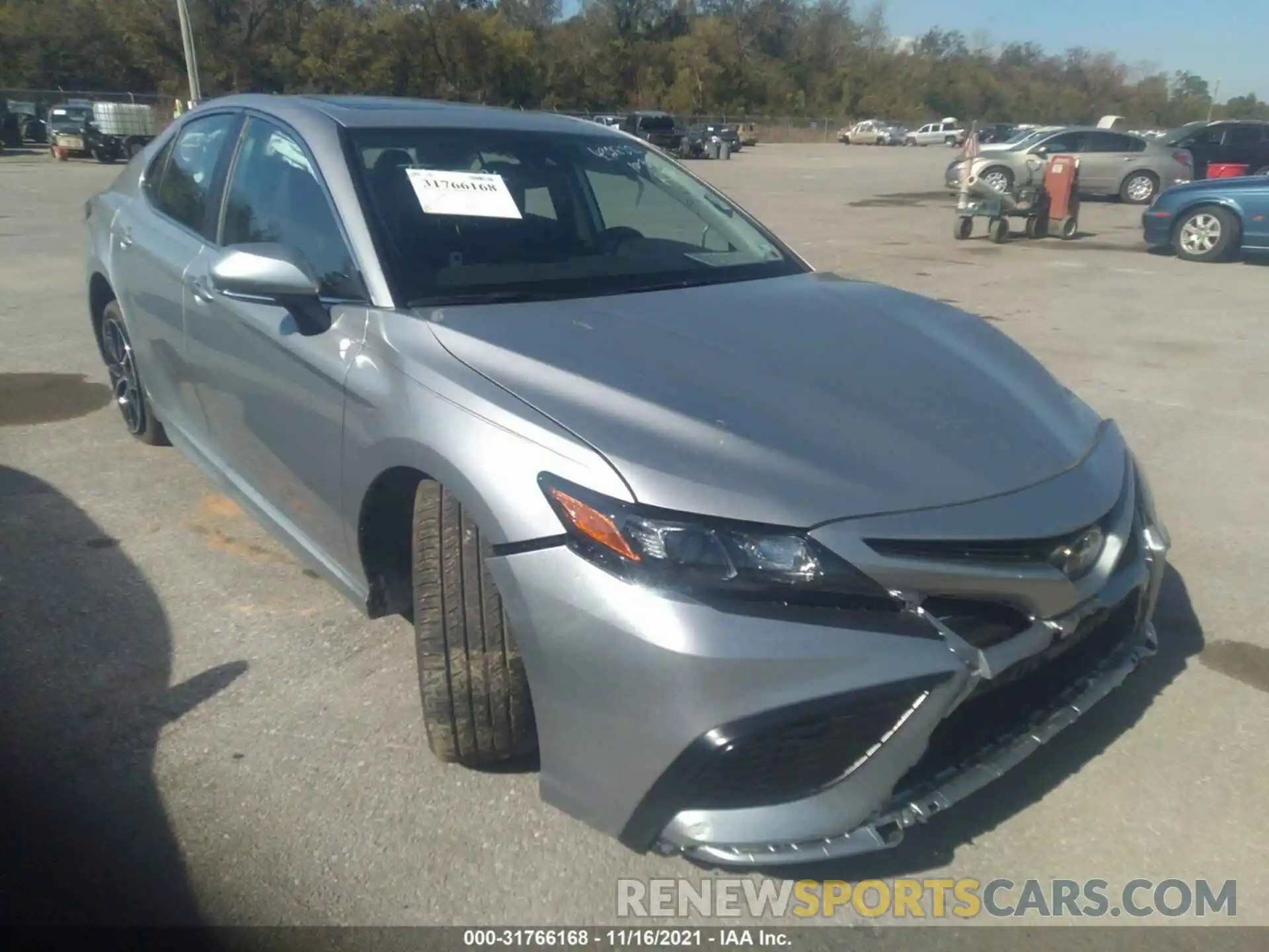 1 Photograph of a damaged car 4T1T11AK8MU492822 TOYOTA CAMRY 2021