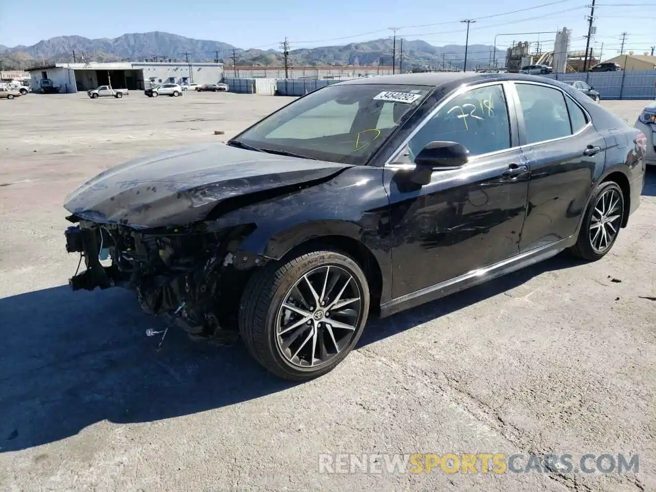 2 Photograph of a damaged car 4T1T11AK8MU511790 TOYOTA CAMRY 2021