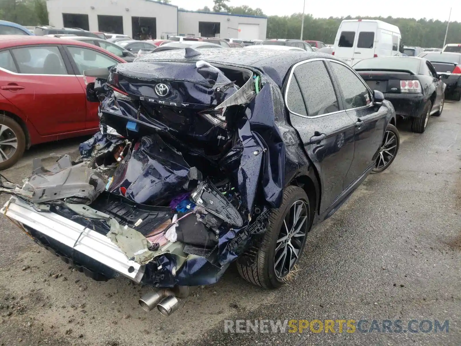 4 Photograph of a damaged car 4T1T11AK8MU539122 TOYOTA CAMRY 2021